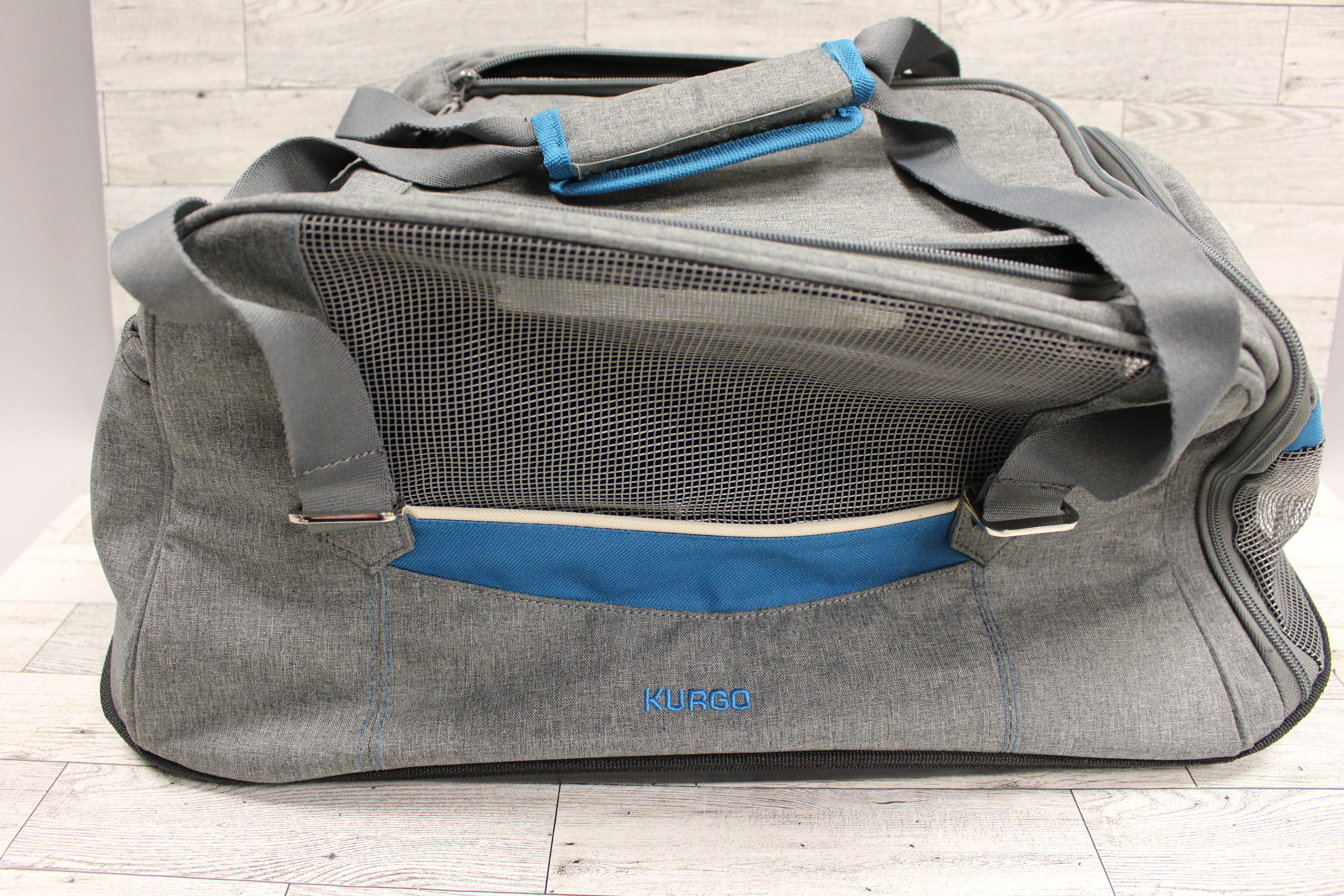 Kurgo Wander Soft Side Explorer Waterproof Bottom TSA Approved Dog Cat Carrier