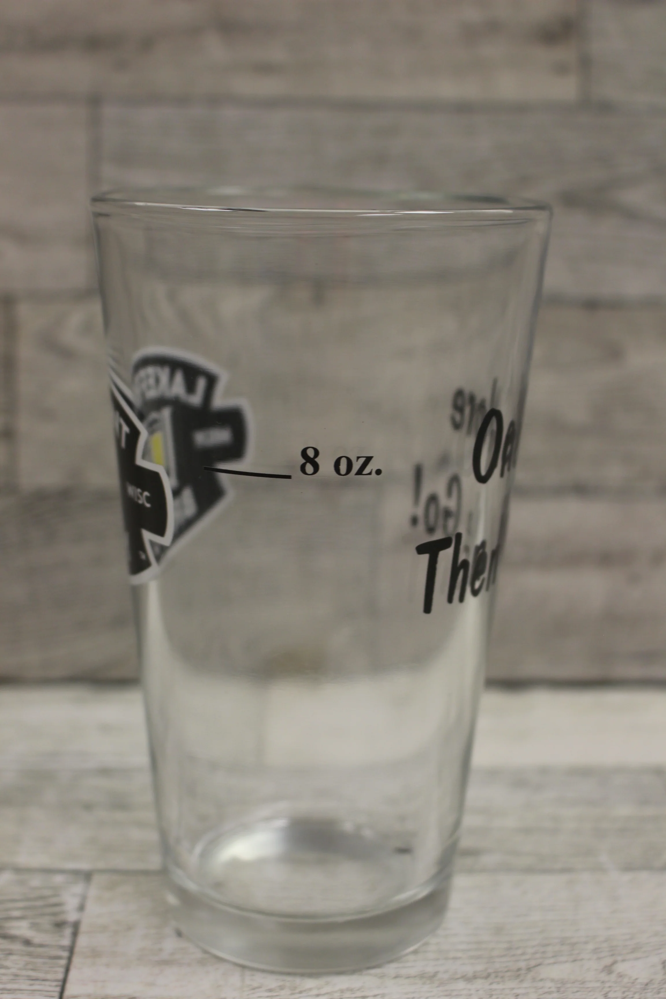 Lakefront Brewery Glass - One More Then We Go! - Milwaukee WI - Used - Image 2