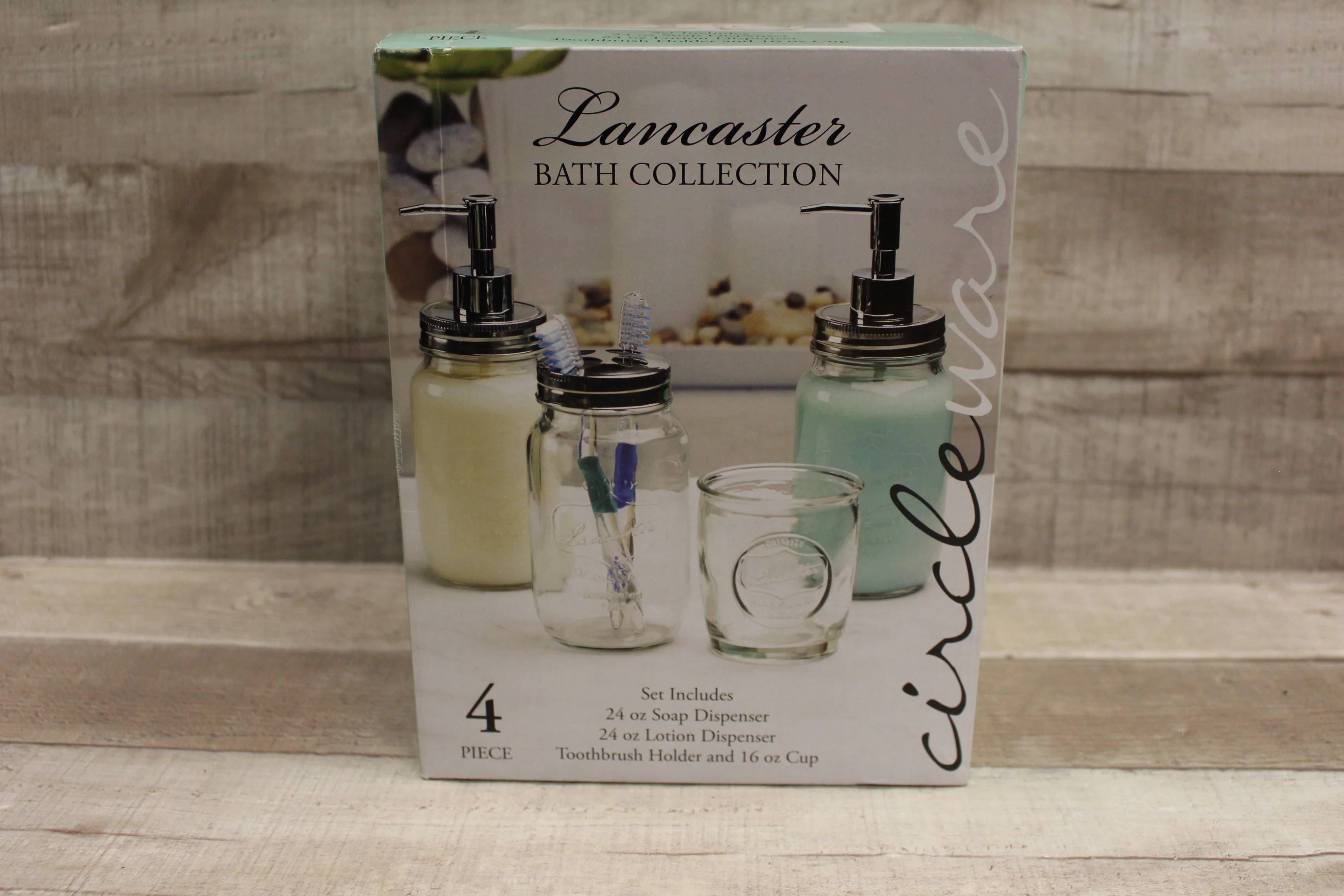 Lancaster 4-Piece Bath Collection -Jar -New - Image 2