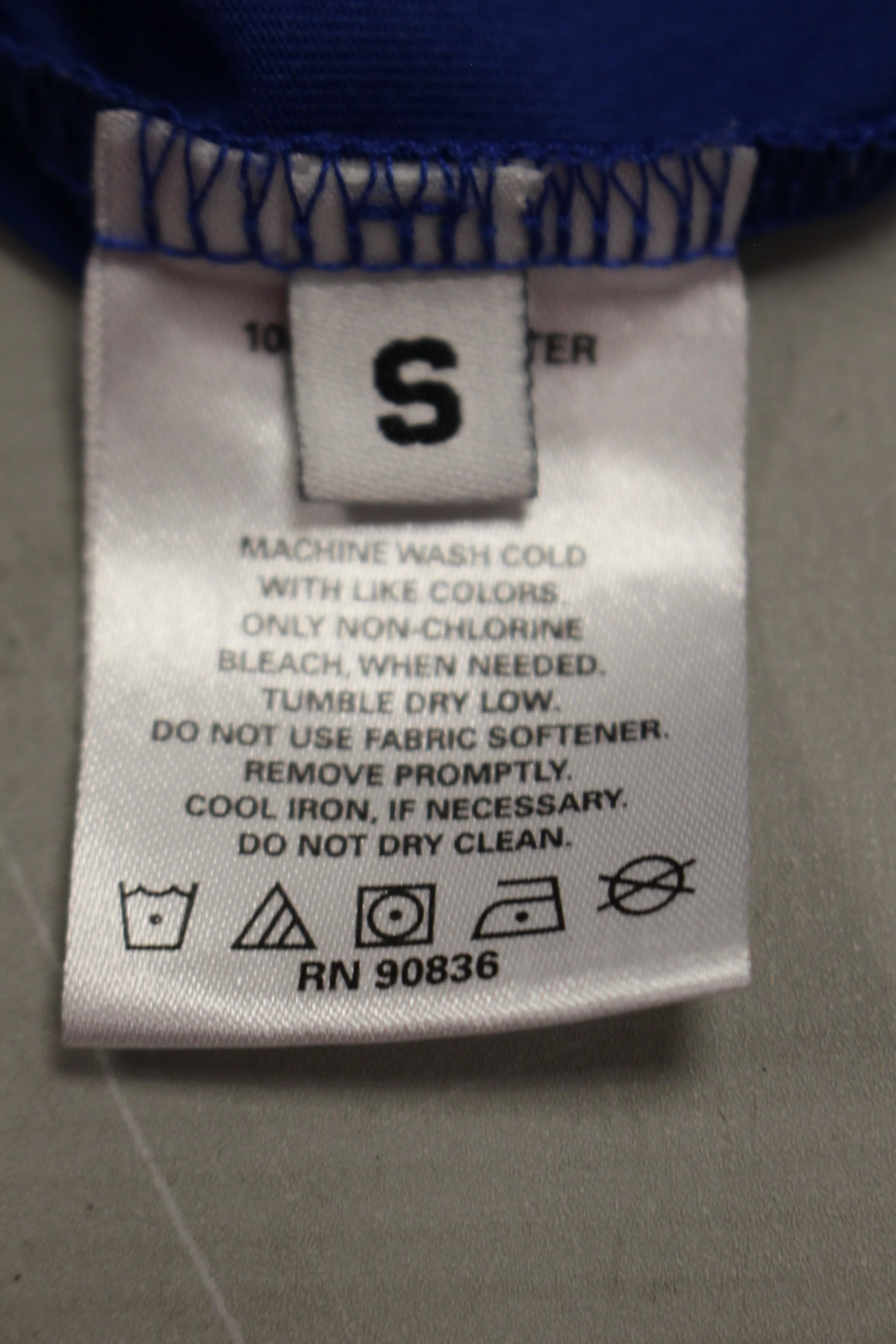 Laser Web Short Sleeve Polo Shirt - Small - Blue - Used - Image 5