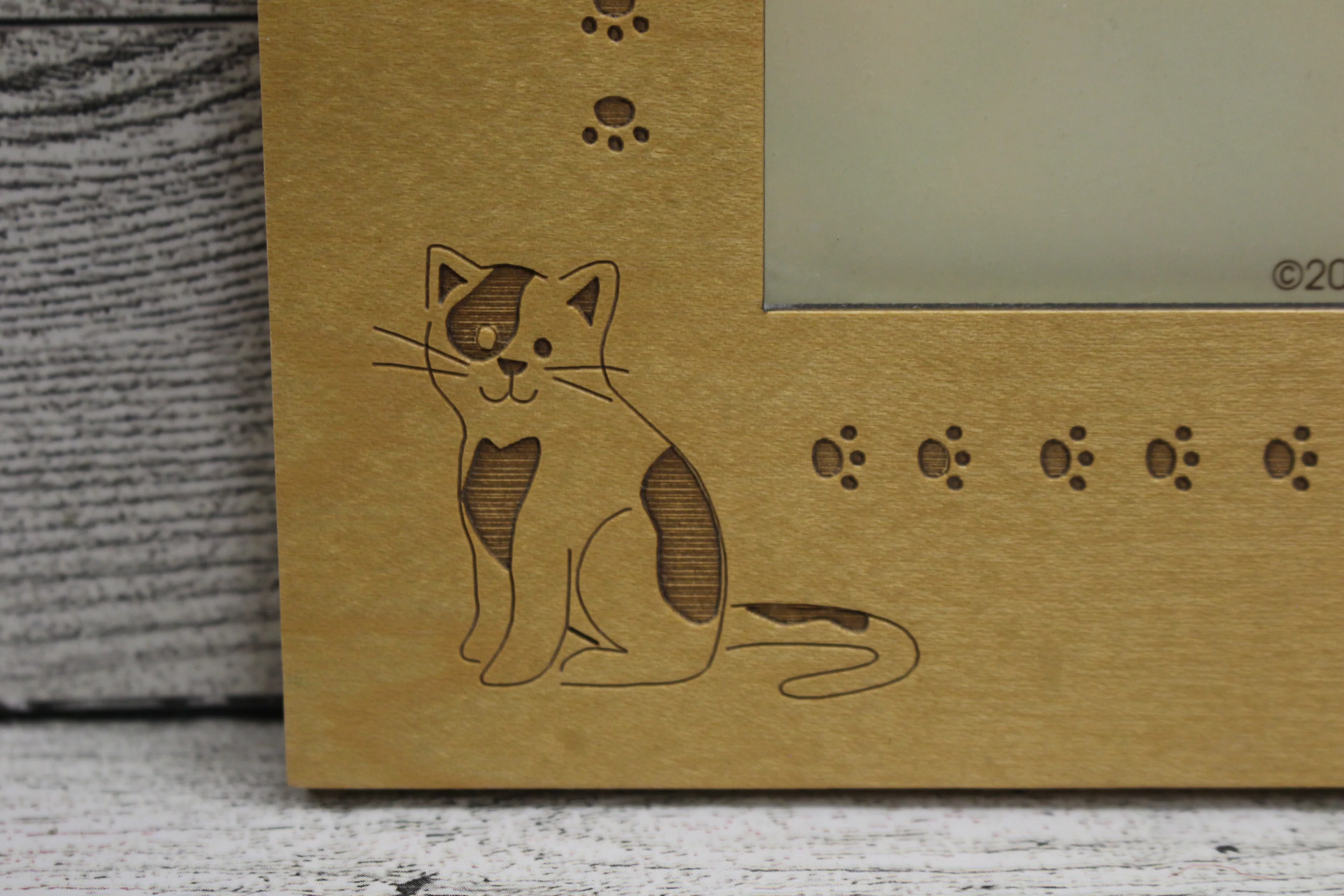 Lasercraft Dogs Drool, Cats Rule 4" x 6" Picture Frame - New - Image 2