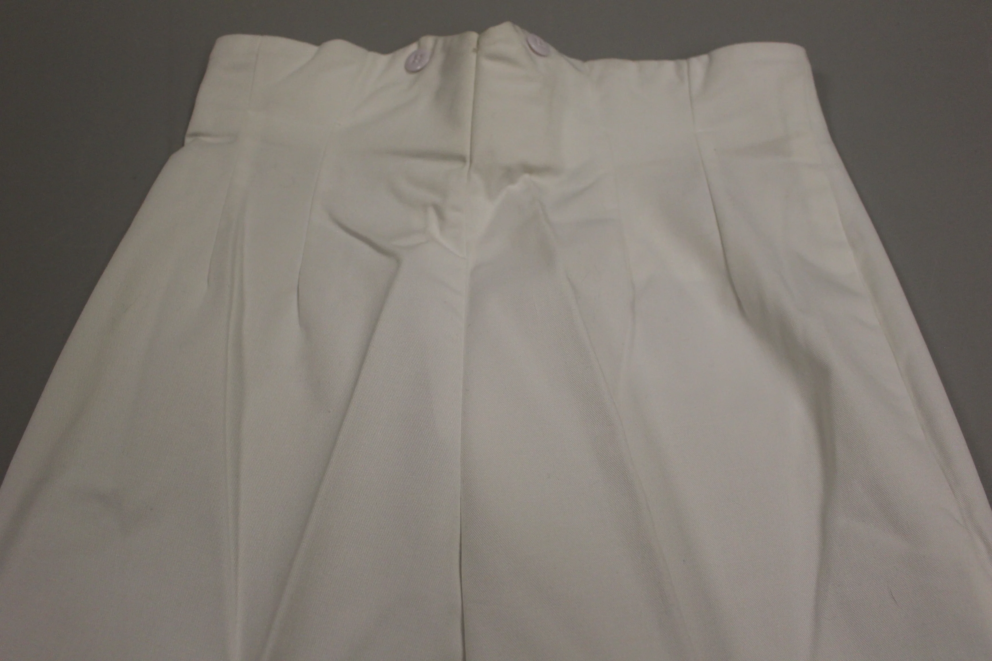 Leonora Fashions Parade Cadet Trouser - White - Size: 31R - Used - Image 3