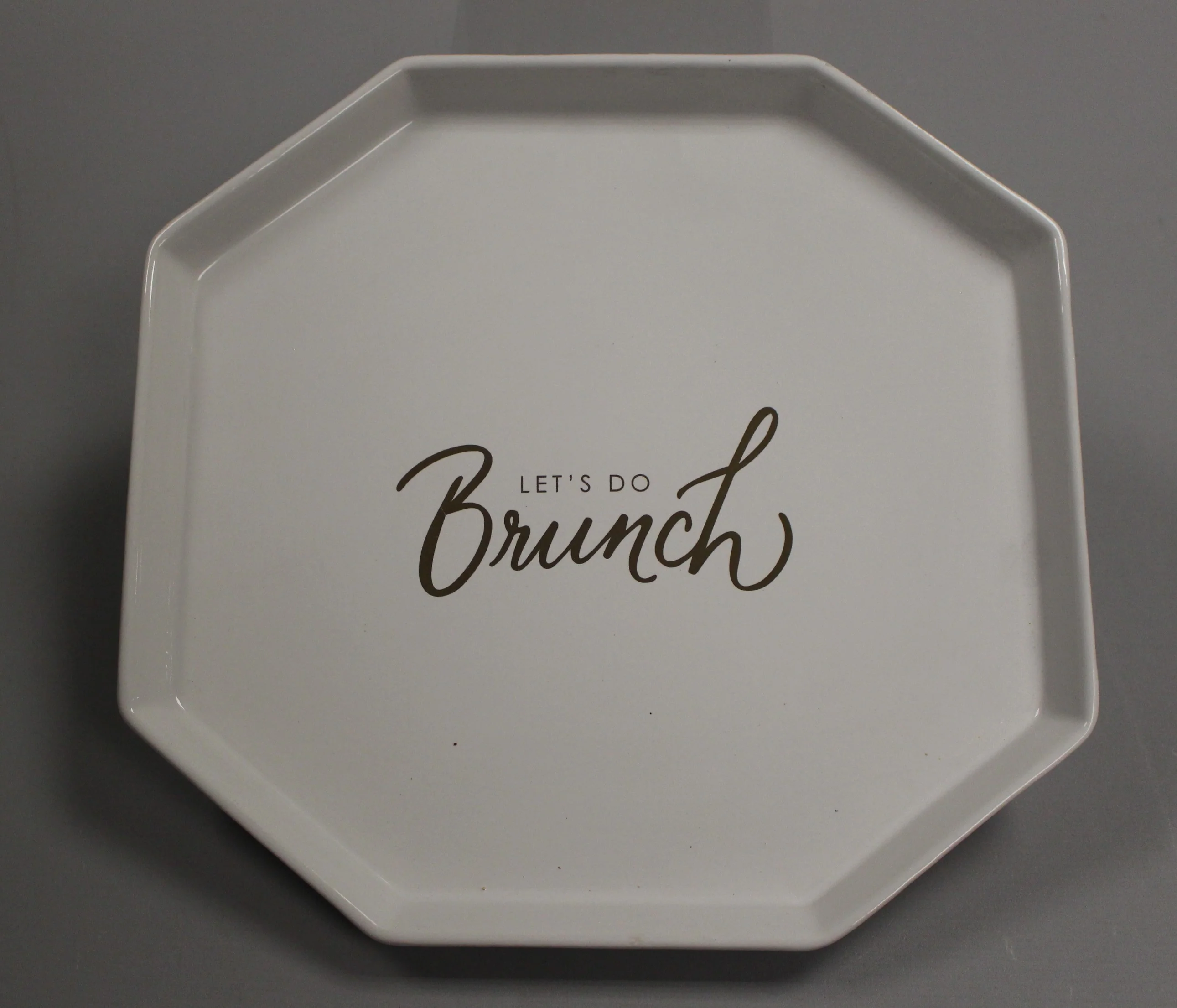 "Let's Do Brunch" Appetizer Tray Plate - New