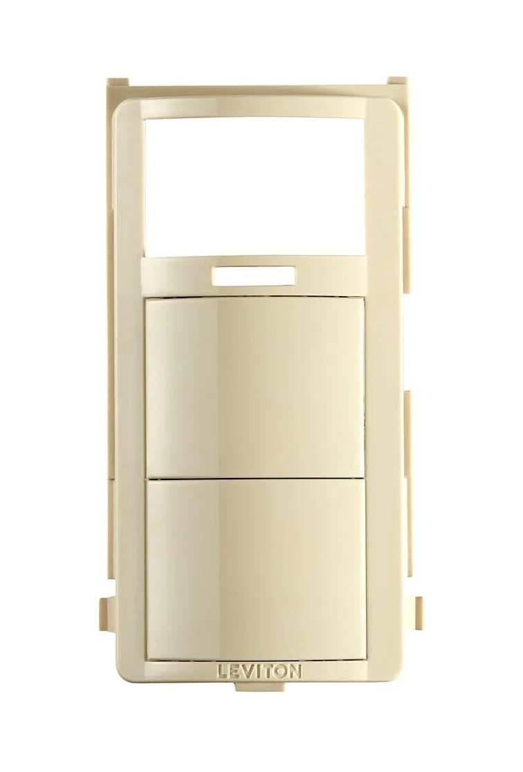 Leviton Combination Sensor Motion & Humidity Sensor Faceplate - Ivory - DHDKT-1