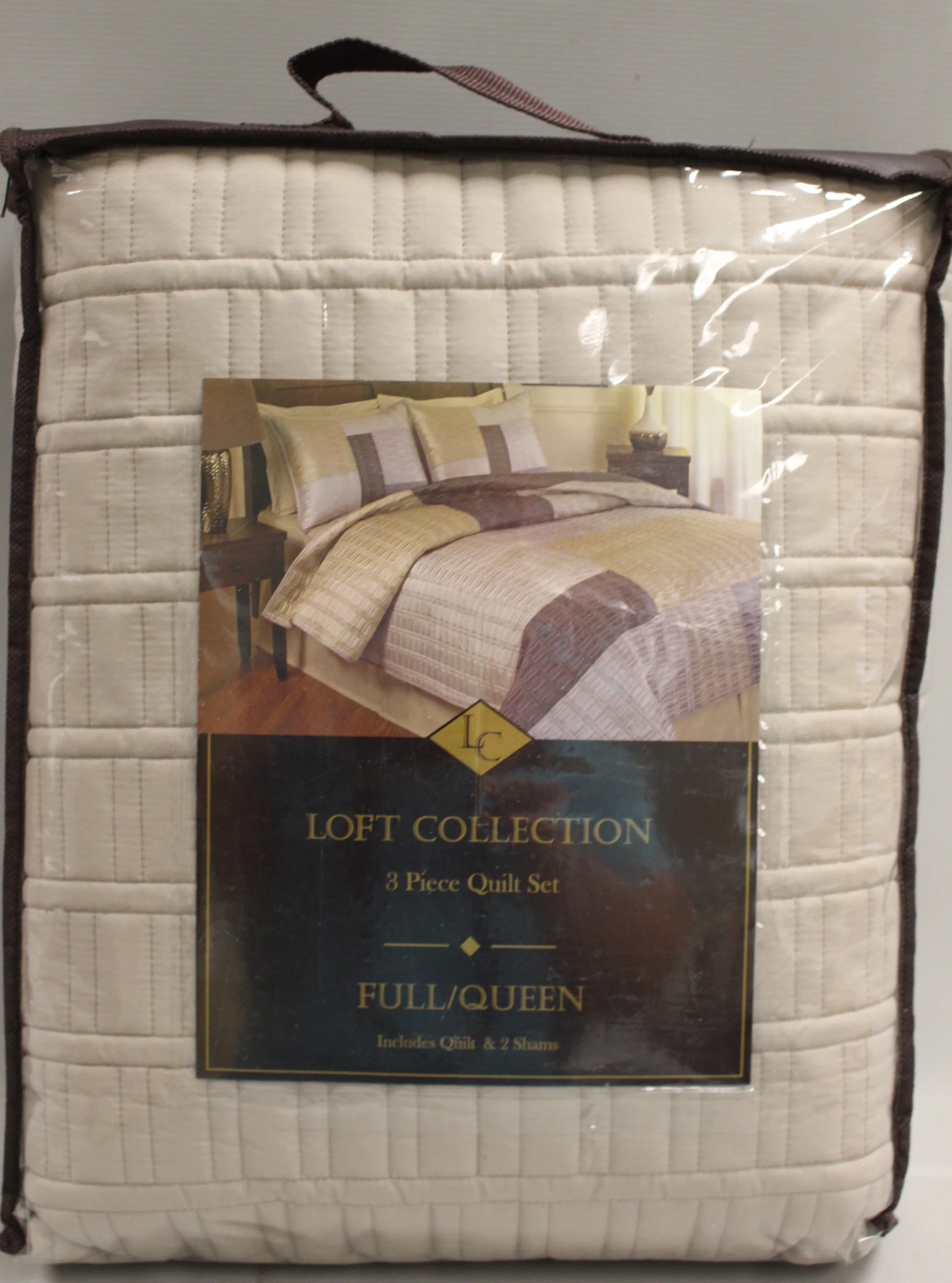 Loft Collection 3 Piece Quilt Set - Charlot - Full/Queen - New