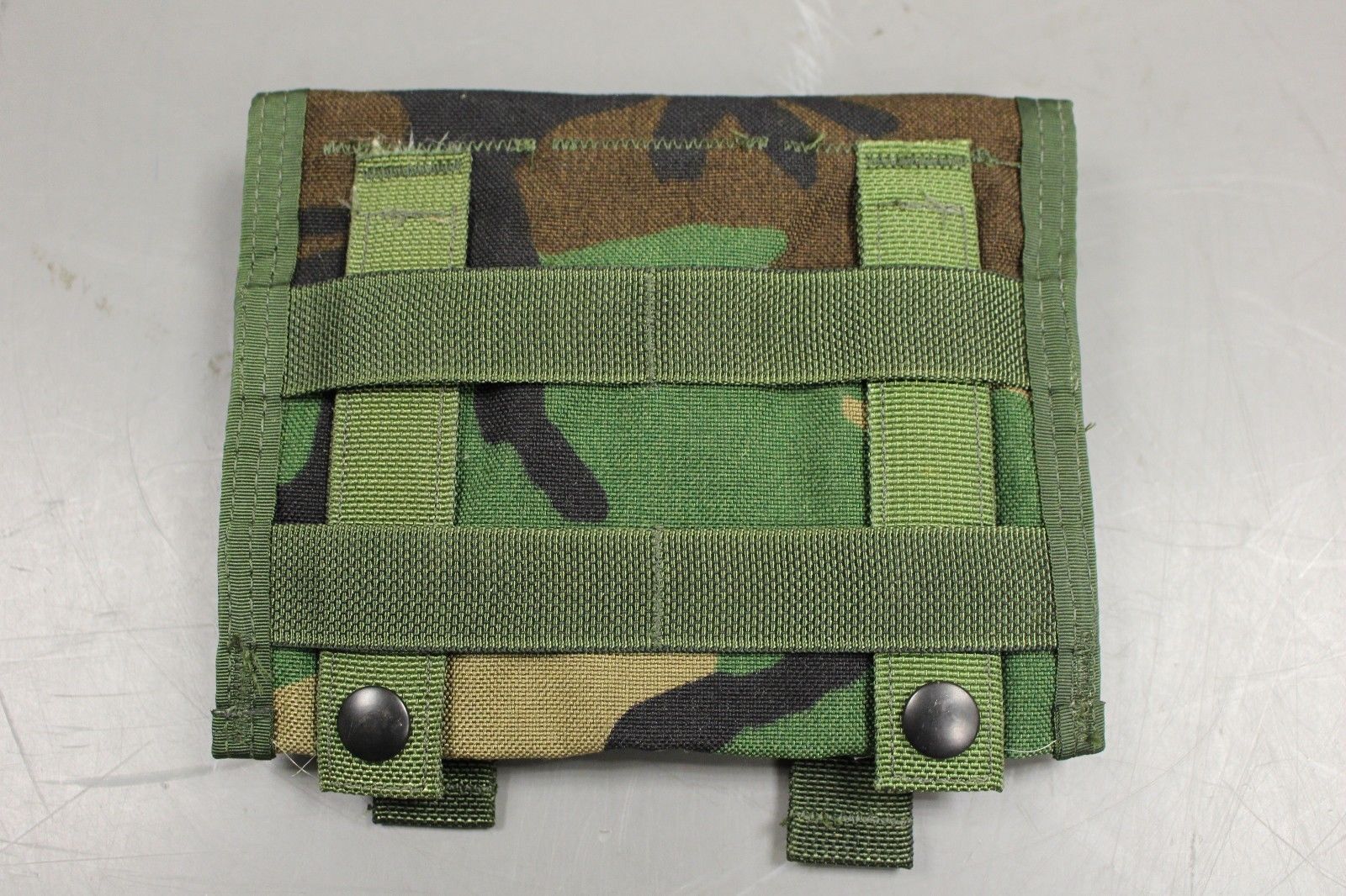 M81 Woodland Molle Triple 40mm Grenade Pouch - Used - Image 2
