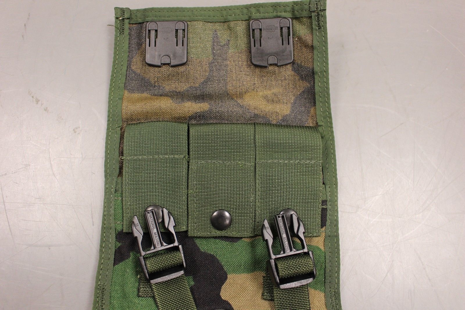 M81 Woodland Molle Triple 40mm Grenade Pouch - Used - Image 3