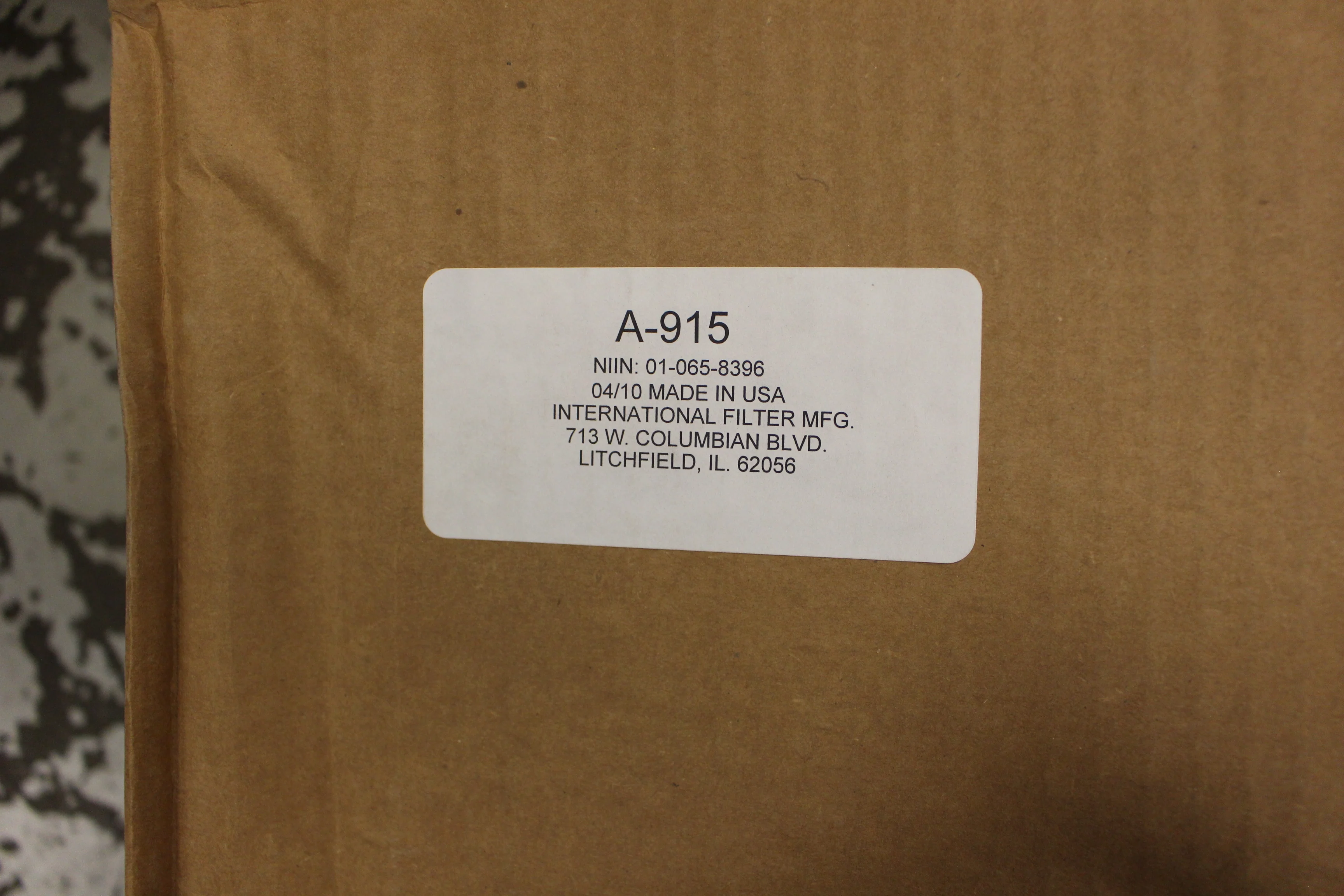 M916/M920 Service Parts Kit, 4330-01-538-9955, 57K6003, New - Image 8