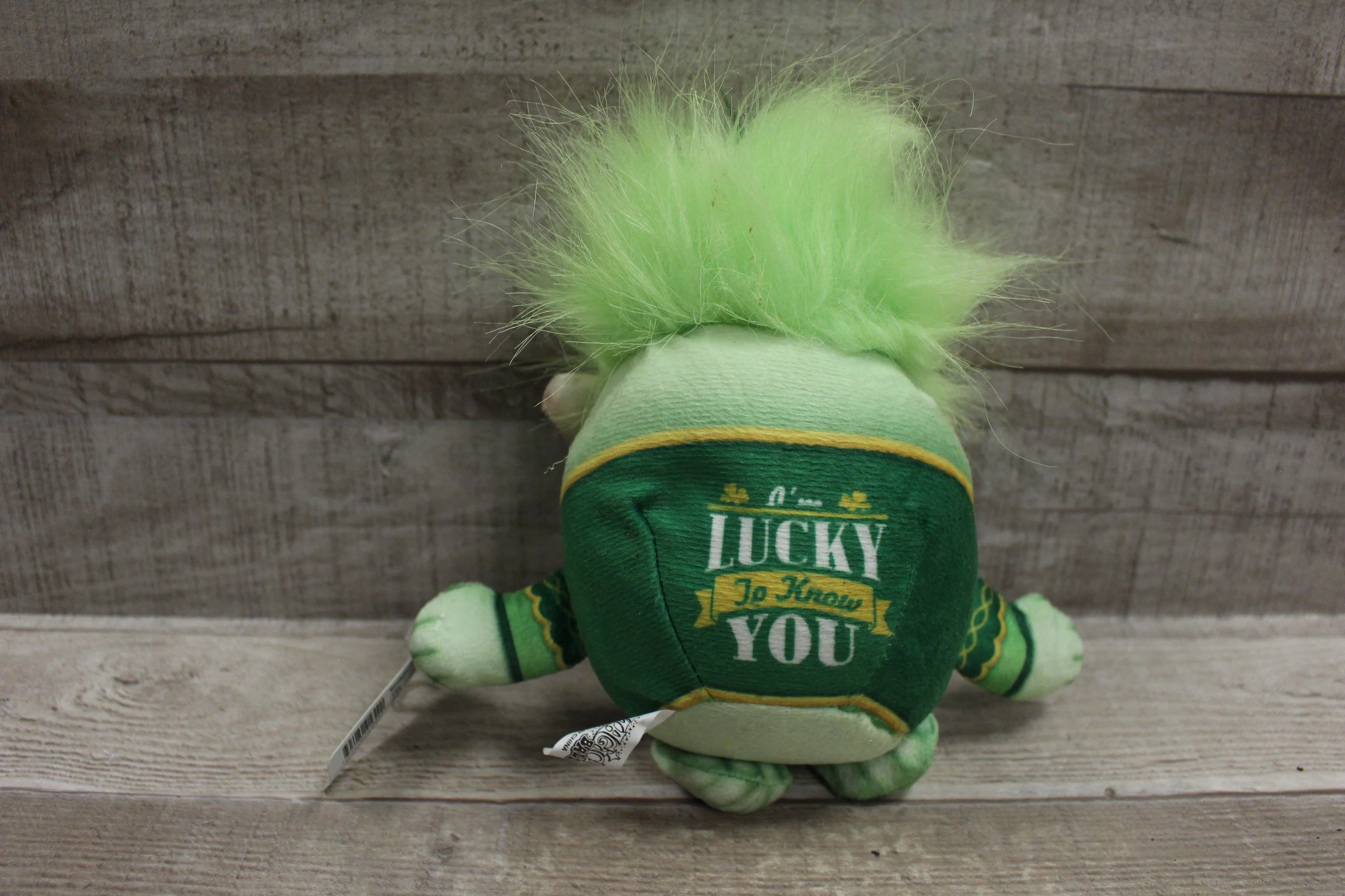 Magical Ballz Lucky To See You Soft Plush -Green -New With Tags - Image 2