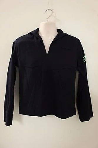 Man's Wool Flannel Blue, Undress Jumper - Size: 42 - Used