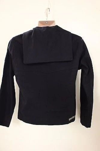 Man's Wool Flannel Blue, Undress Jumper - Size: 42 - Used - Image 2