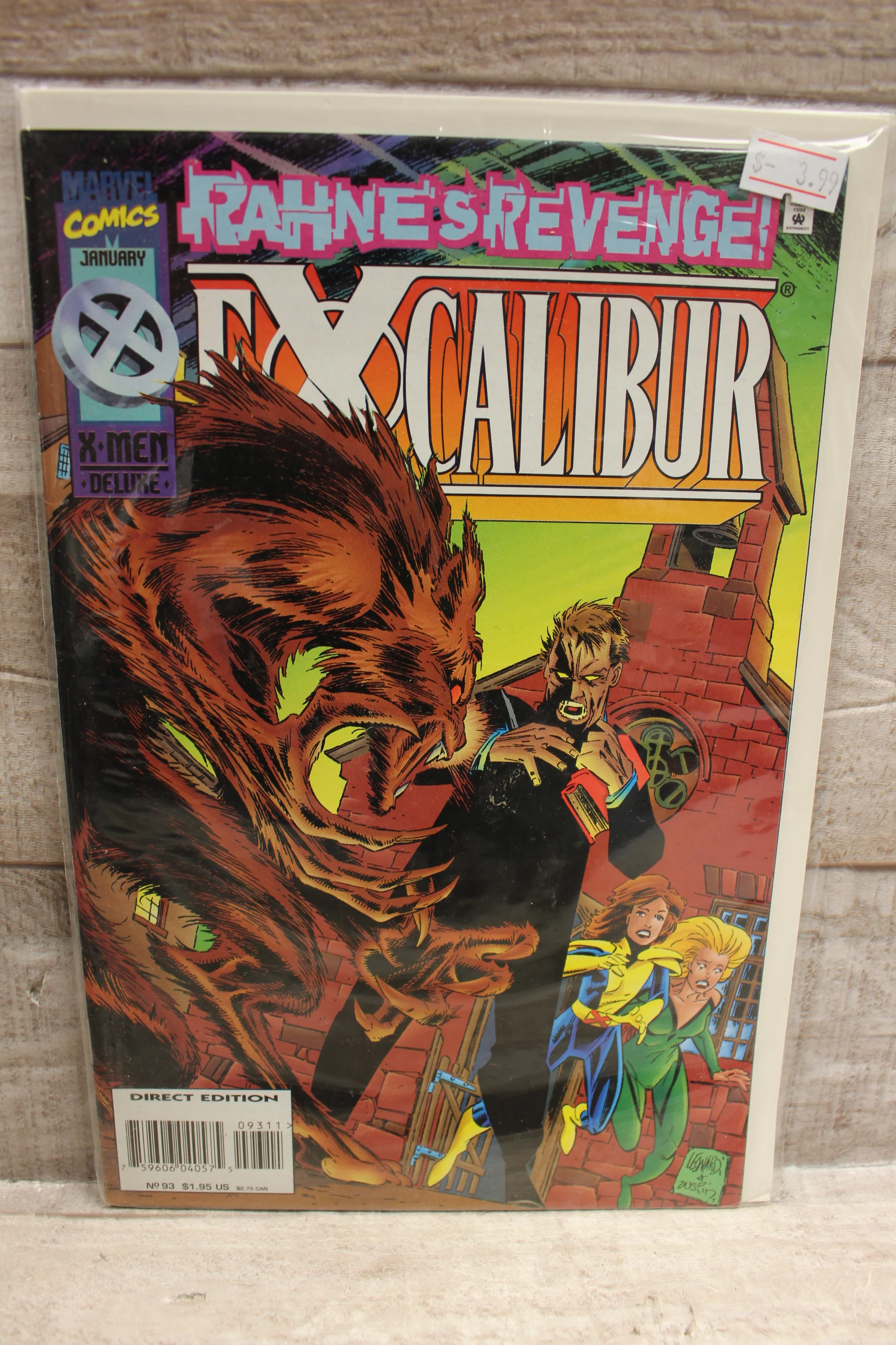 Marvel Comic X-Men Excalibur Deluxe January 1994 -Used
