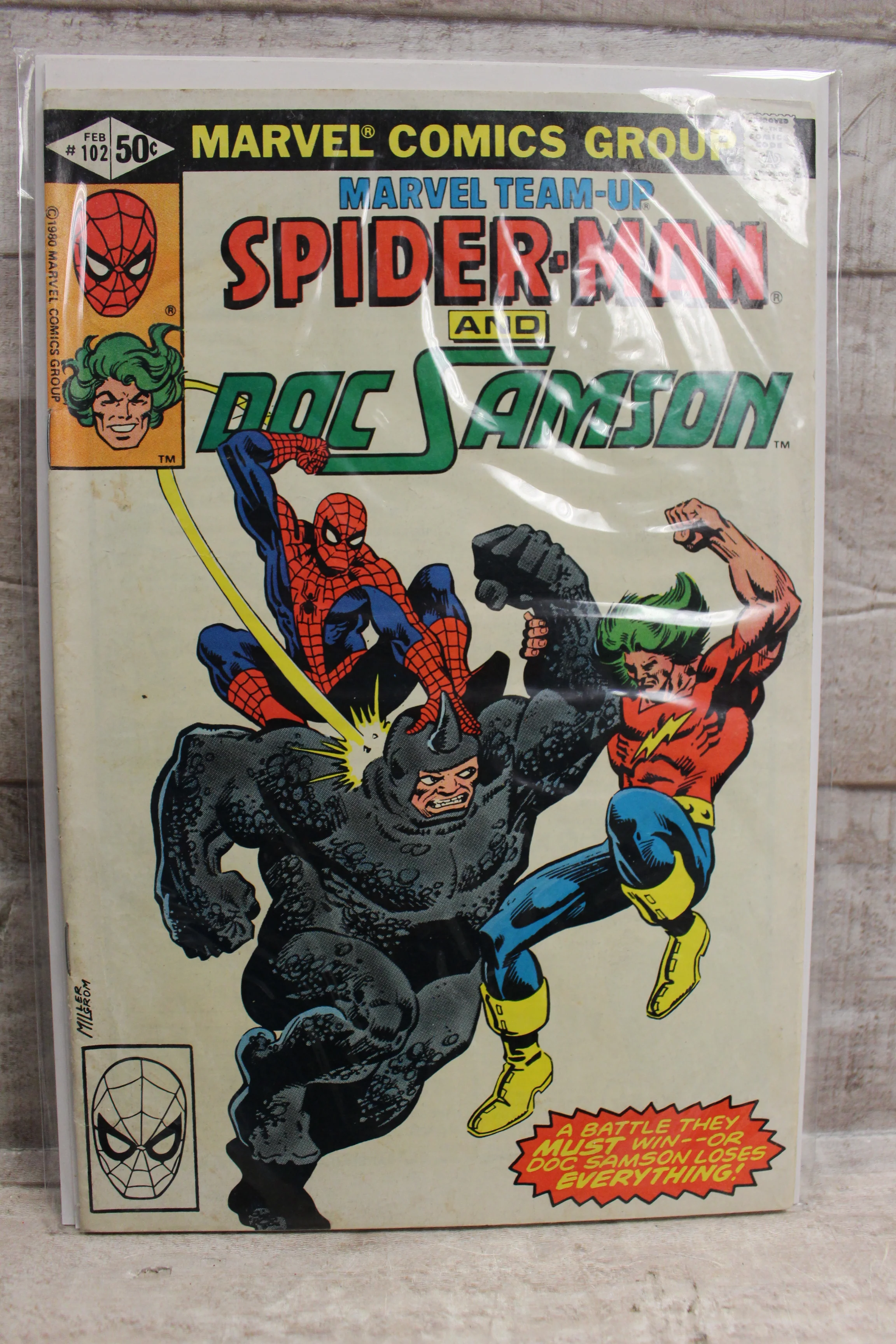 Marvel Comics Marvel Team Up #102 Spider-Man & Doc Samson Comic Book -Usedd