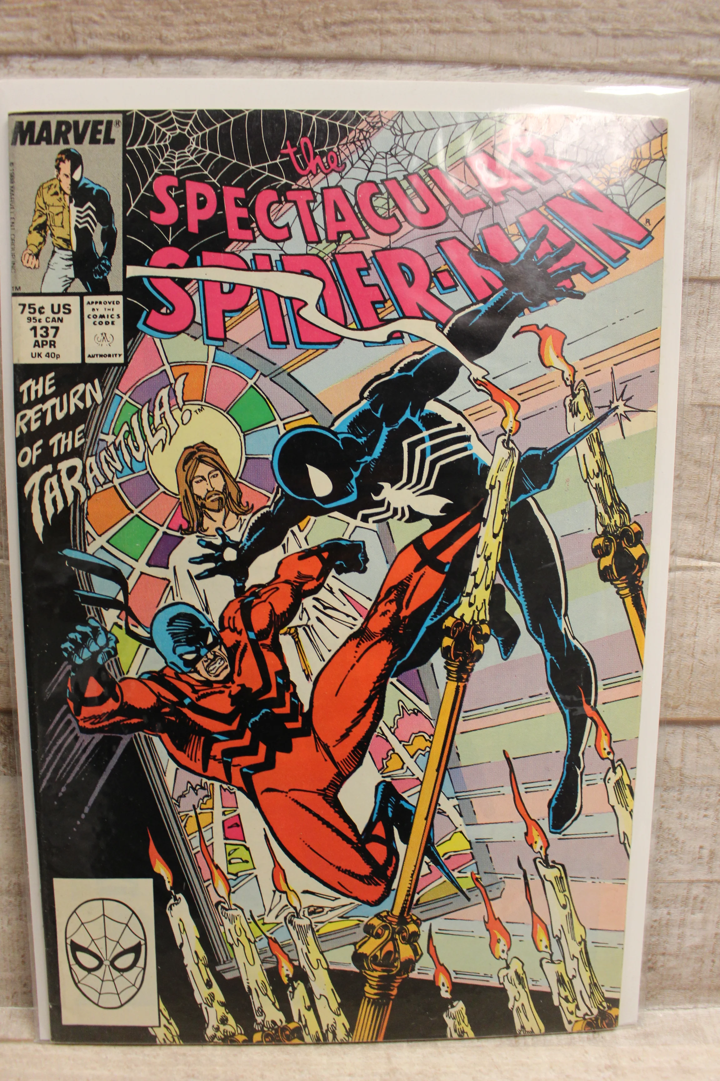 Marvel Comics Spectacular Spider-Man #137 1988 Comic Book -Used