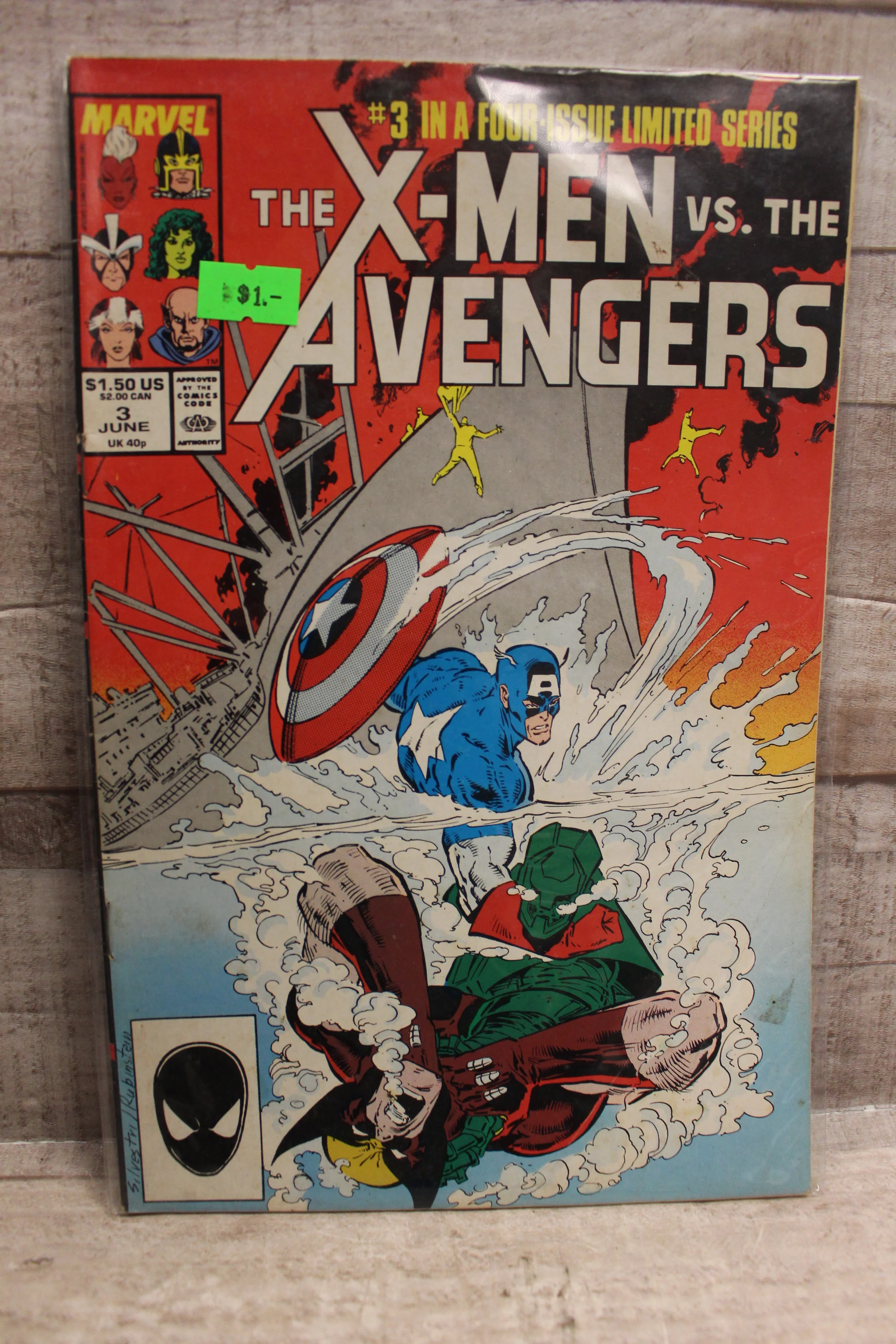 Marvel Comics The X-Men Vs The Avengers #3 Comic Book -Used