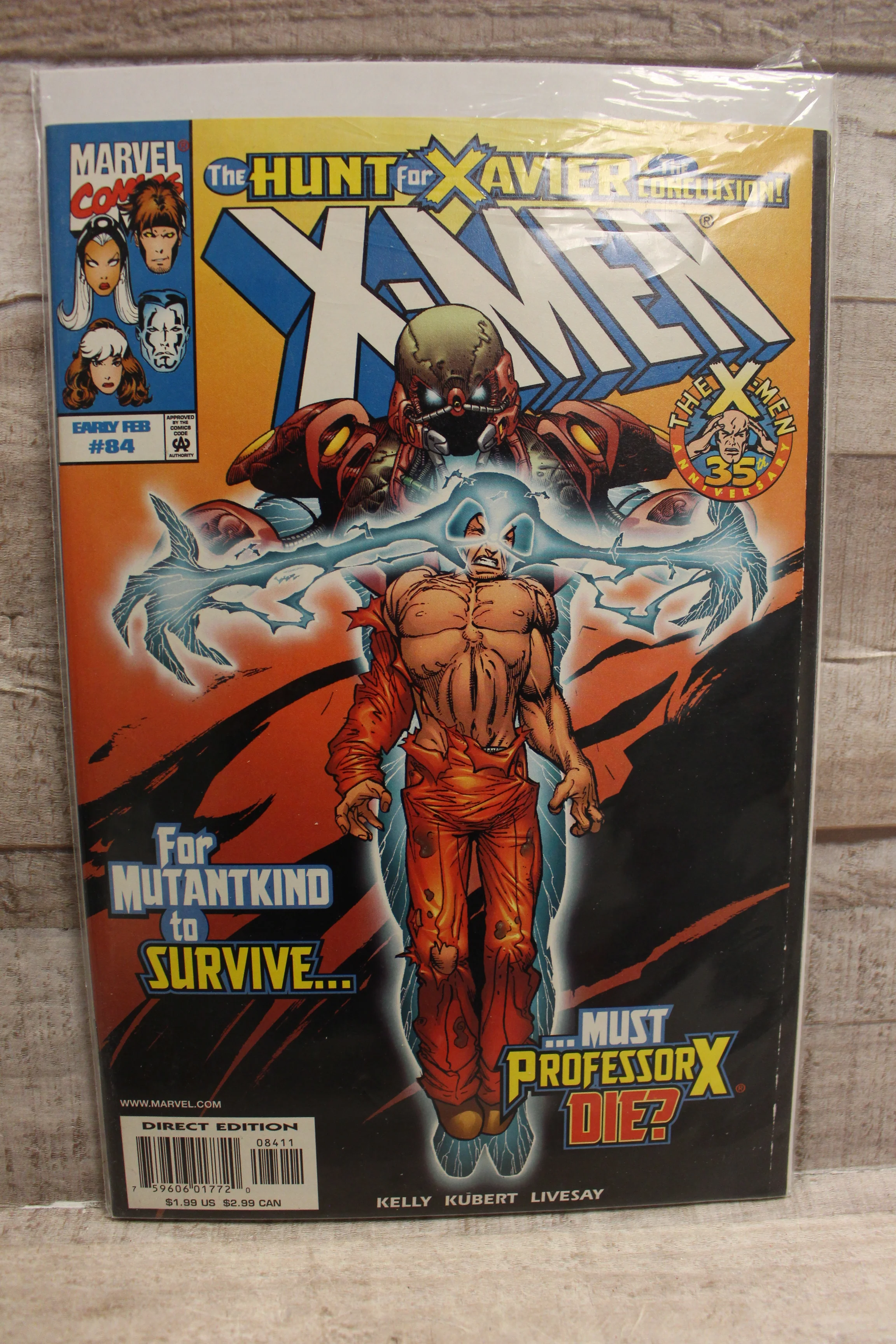 Marvel Comics X-Men The Hunt For Xavier #84 February Comic Book -Used