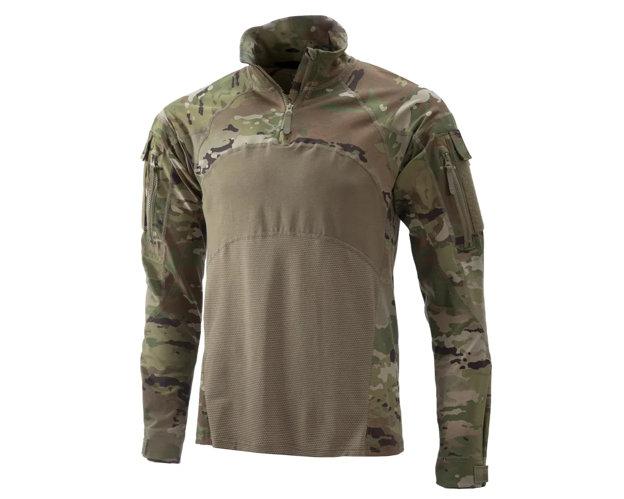 Massif Army Multicam/OCP ASC Type II Quarter Zip Combat Shirt (FR) - X-Lg - New