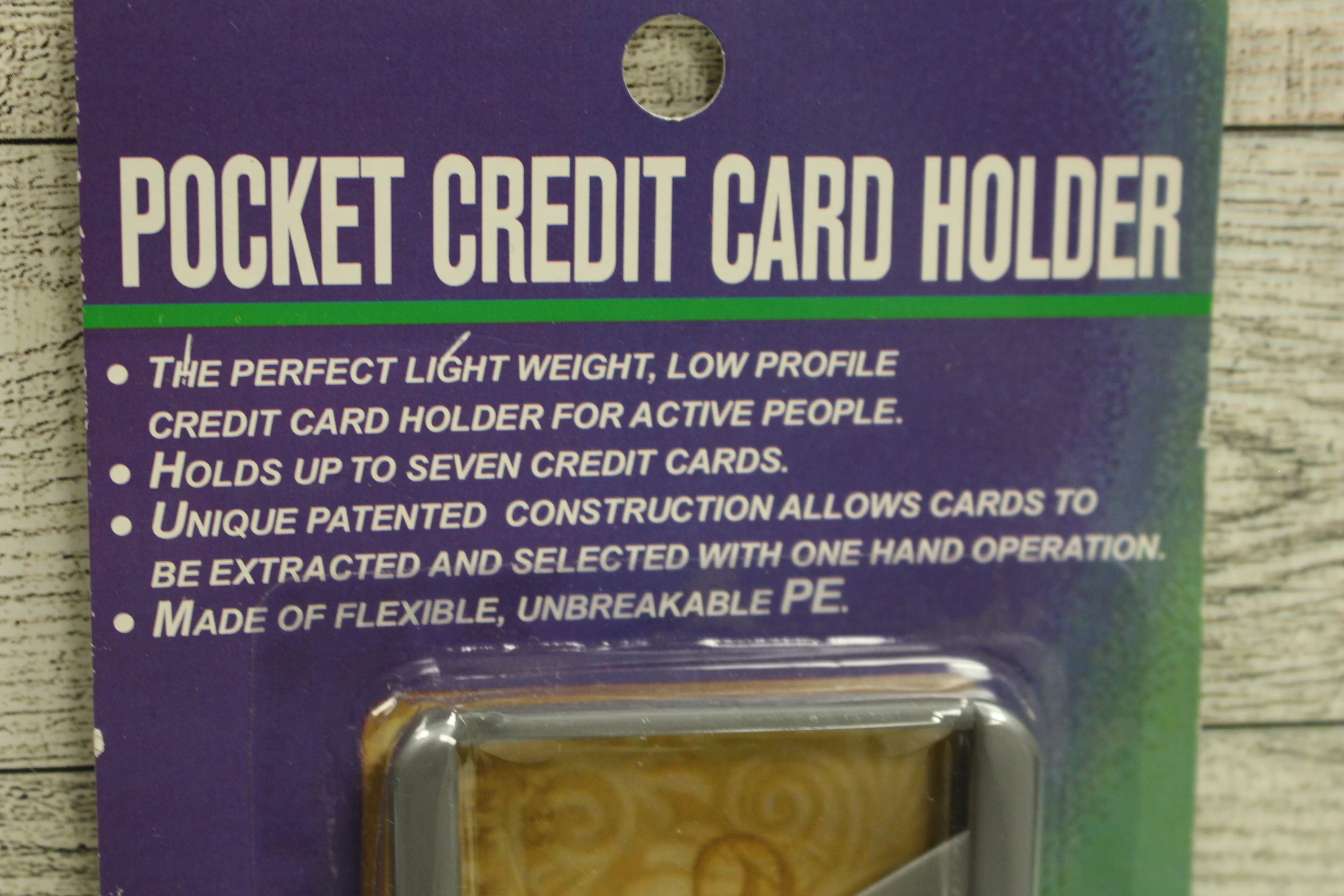 Master Craft Lightweight Low Profile Pocket Credit Card Holder - Gray - New - Image 2