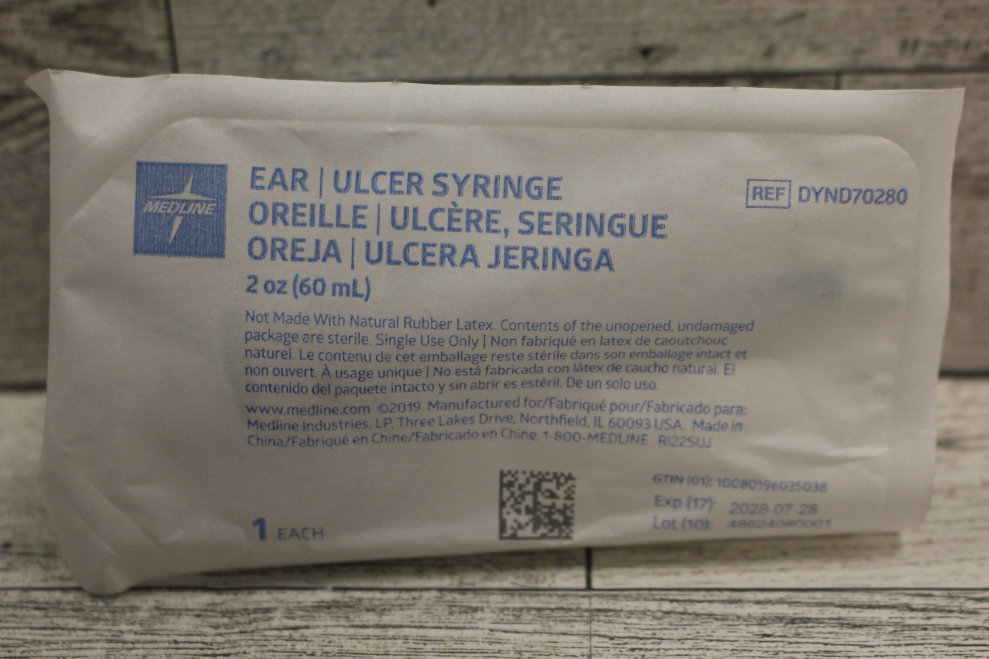 Medline Baby Ear Syringe -Sterile in Package - 2 oz. - New - Image 2