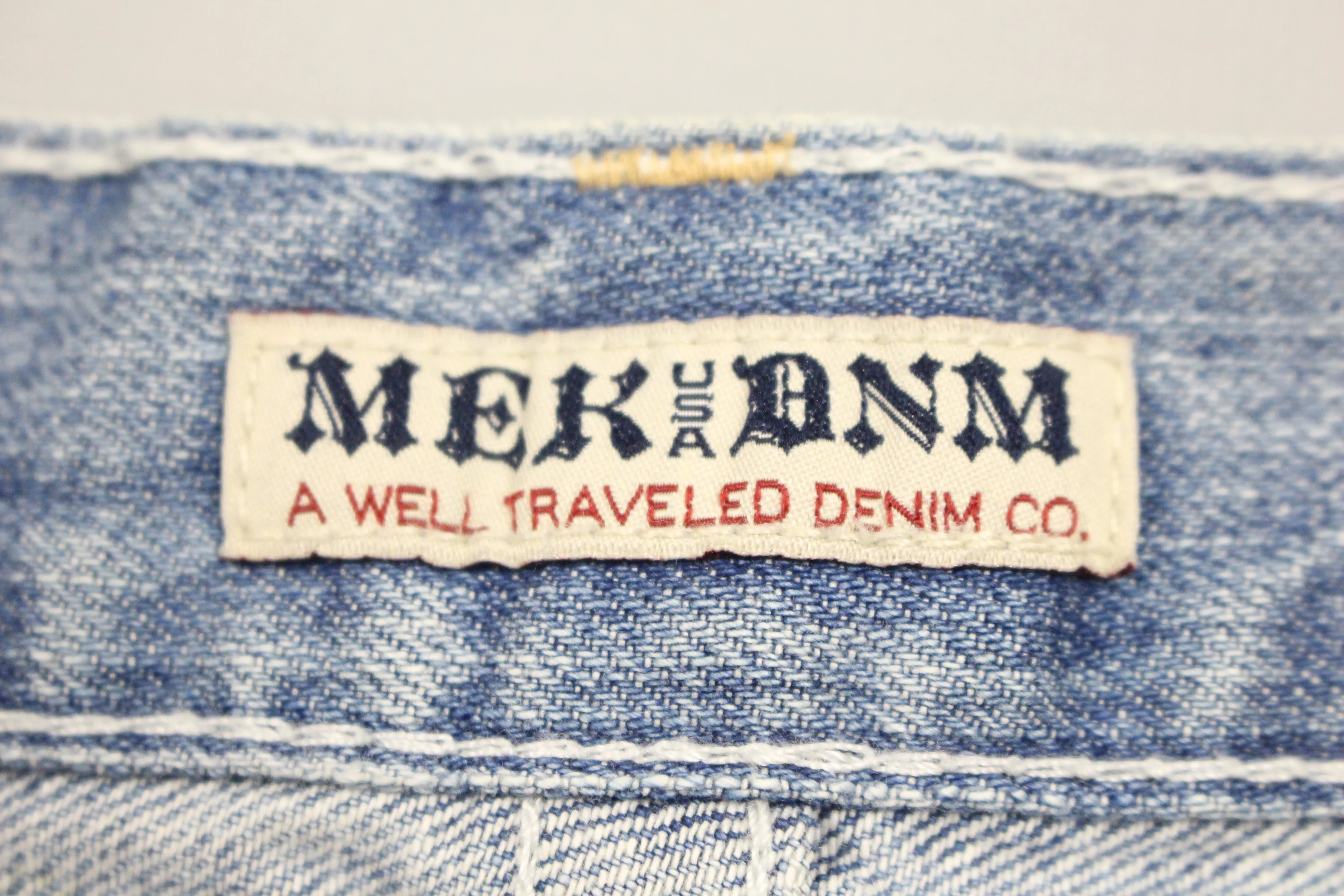 MEK USA DNM Brant Straight Jeans Size 38/34 - Image 3