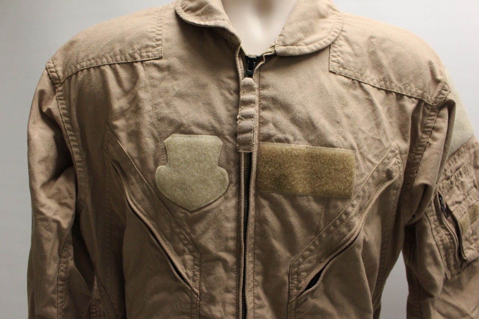Men's Tan Summer Flyers Coveralls CWU-27/P - Size: 36R - 8415-01-452-4783 - Used - Image 4