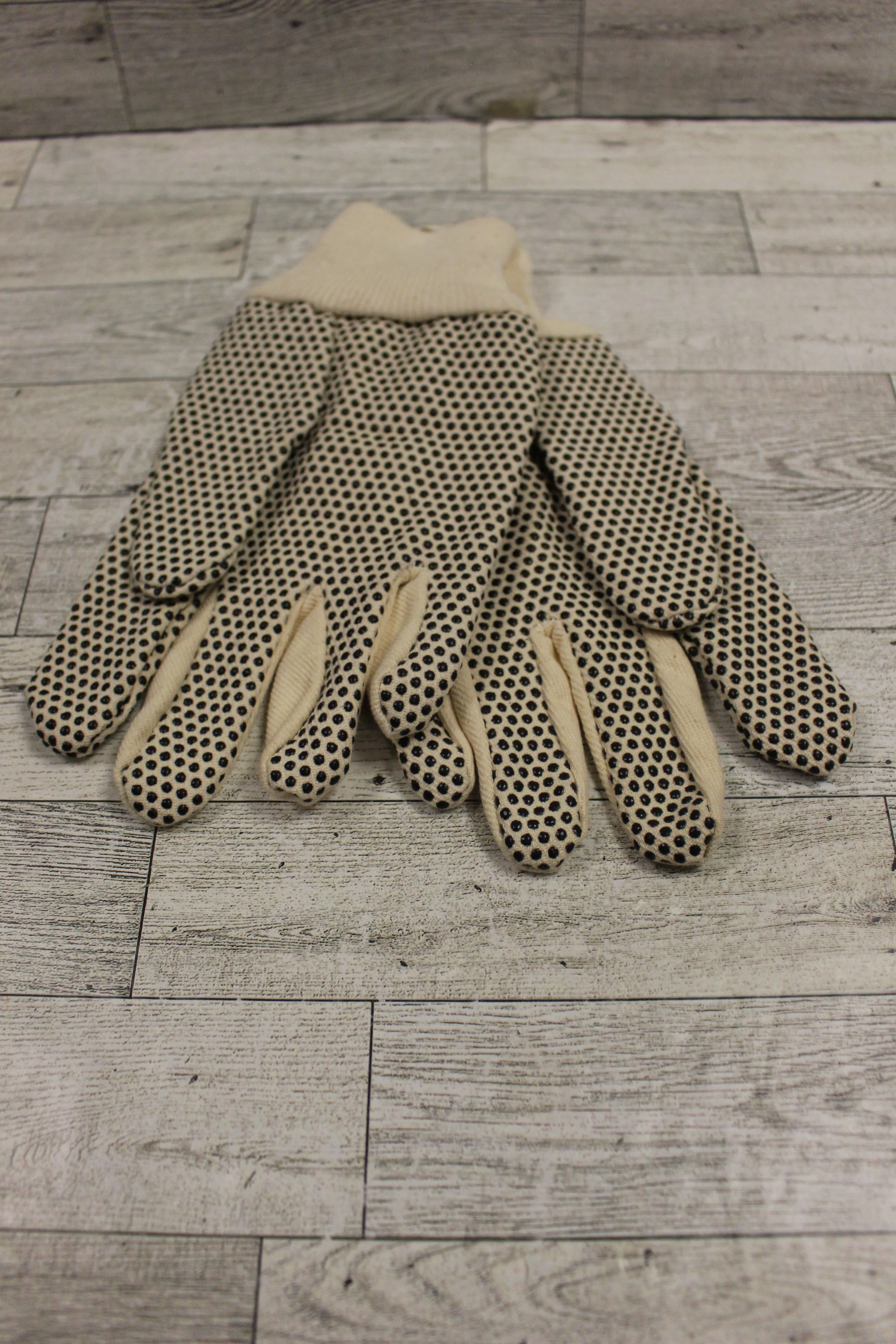 Men's Wells Lamont Hob Nob Canvas Dot Gloves - Size L - New - Image 2