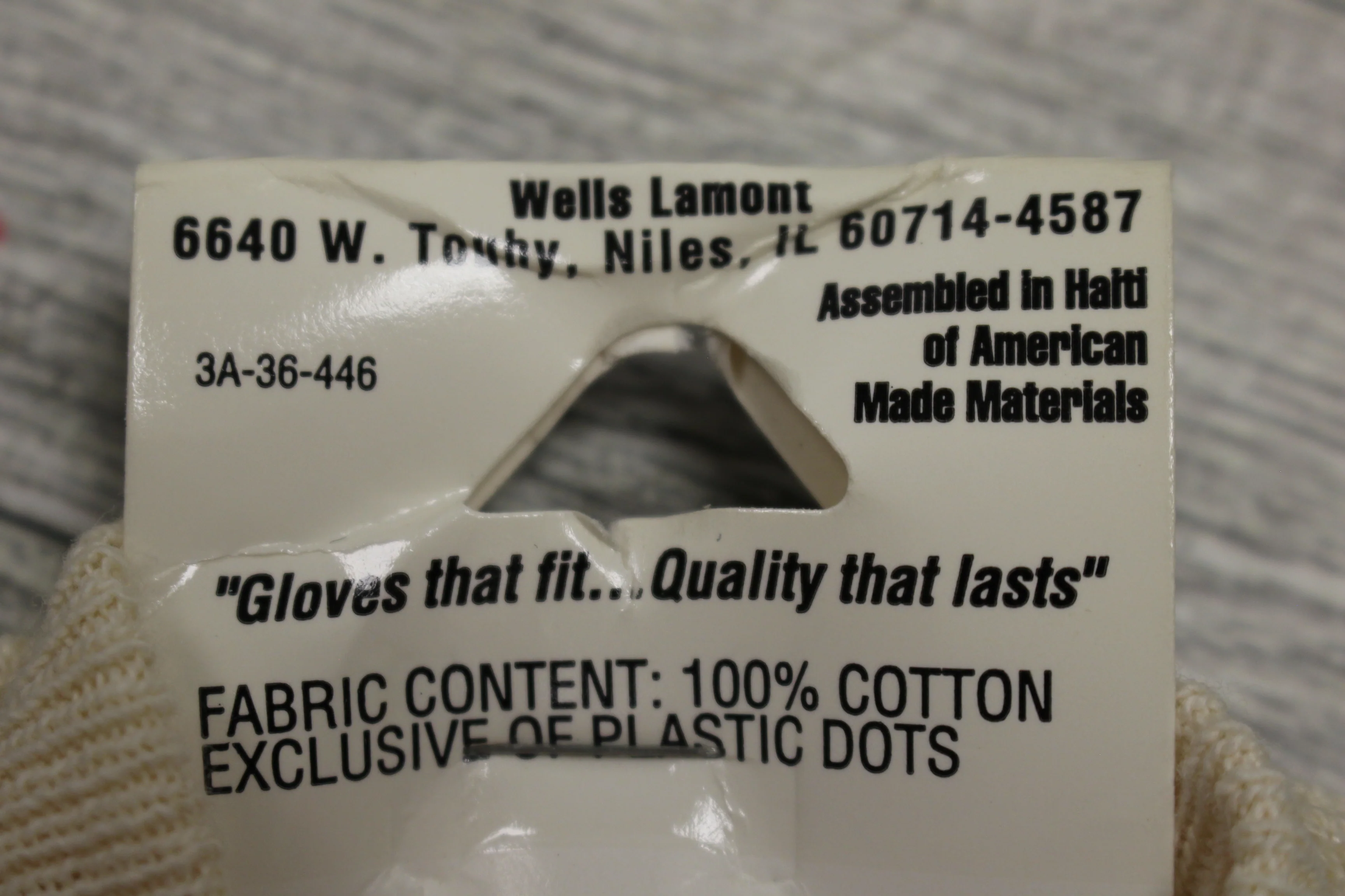 Men's Wells Lamont Hob Nob Canvas Dot Gloves - Size L - New - Image 5