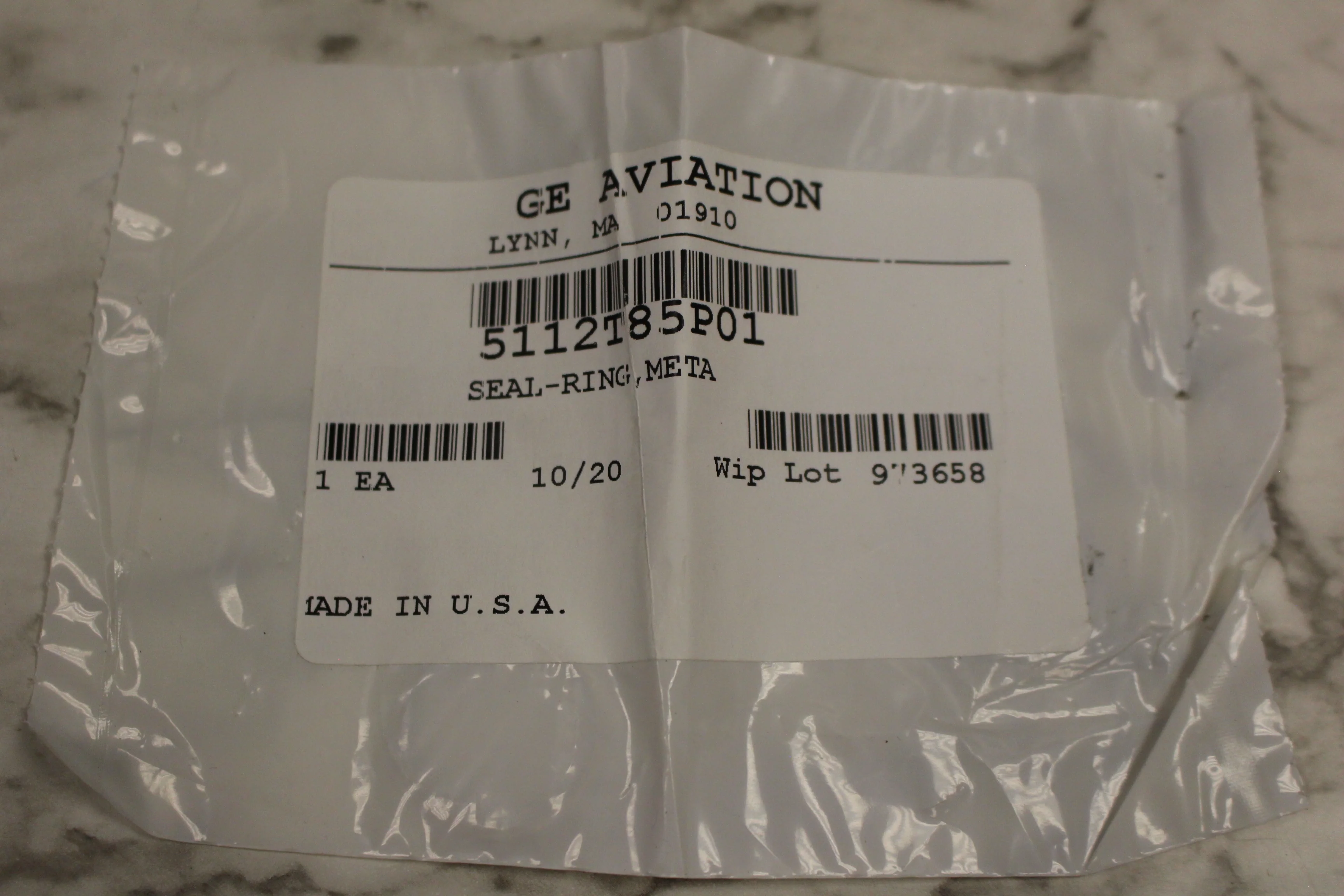 Metal Antenna Ring Seal - 5330-01-443-4391 - PN 5112T85P01 - New - Image 2