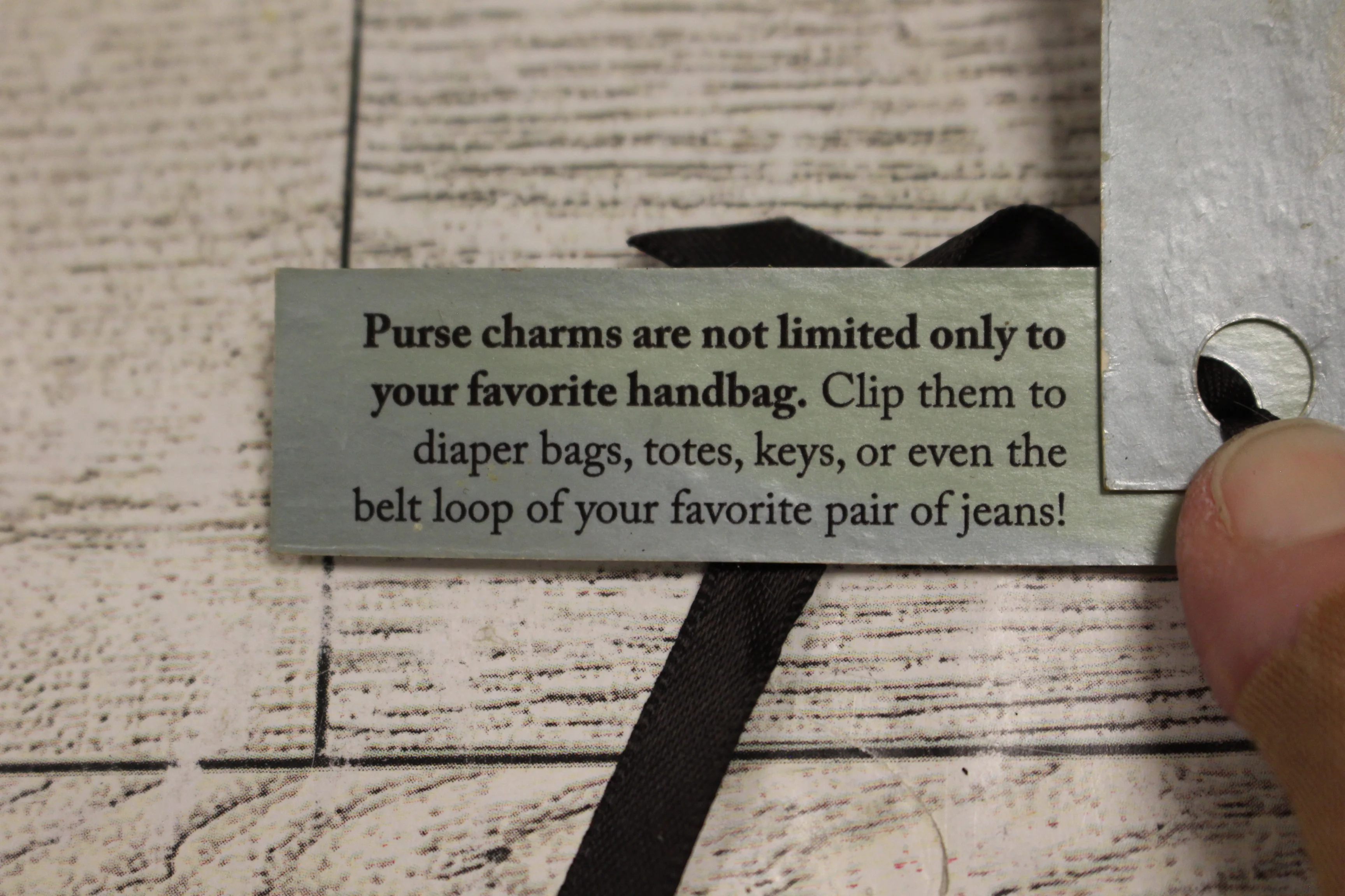 Miche Hope Purse Charm Keychain -Great for Diaper Bags Totes Keys - New - Image 5