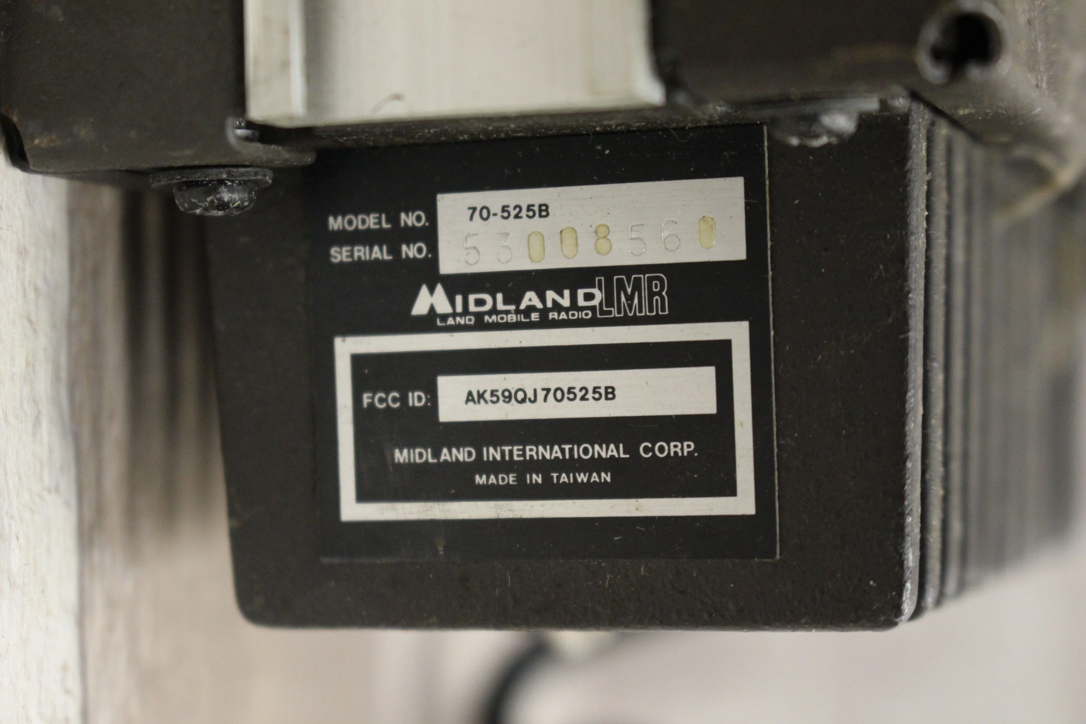 Midland LMR 70-52B Mobile Radio With Mic -Black -Used - Image 7