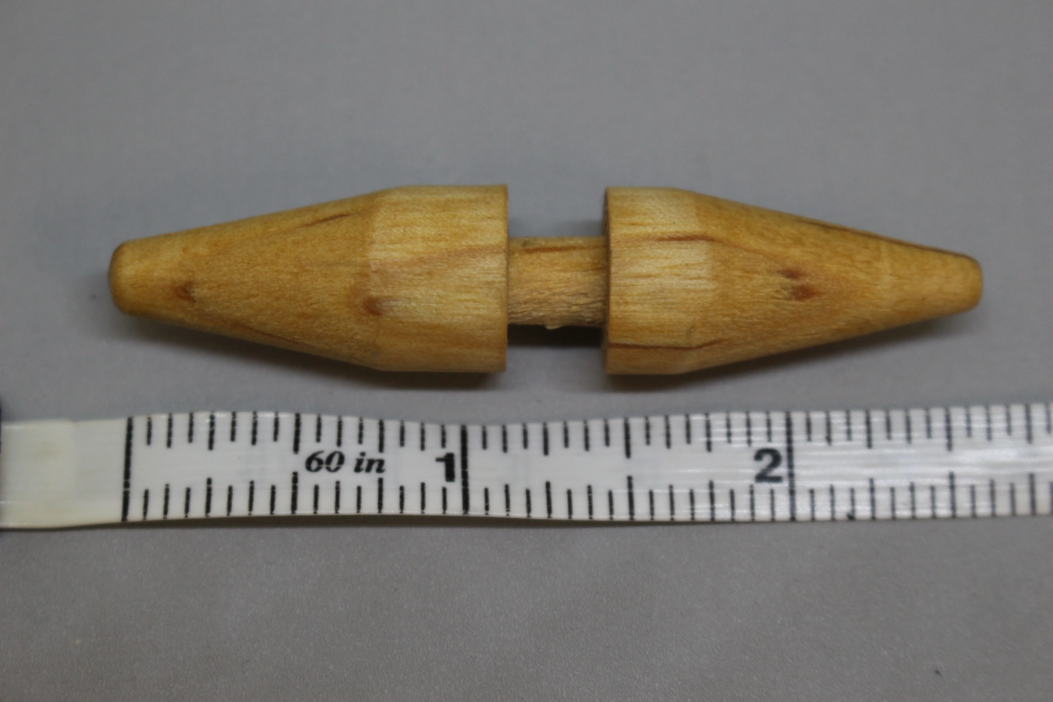 Military 16x16 Tent Frame Replacement Fastener Toggle Button, Wood, New - Image 2