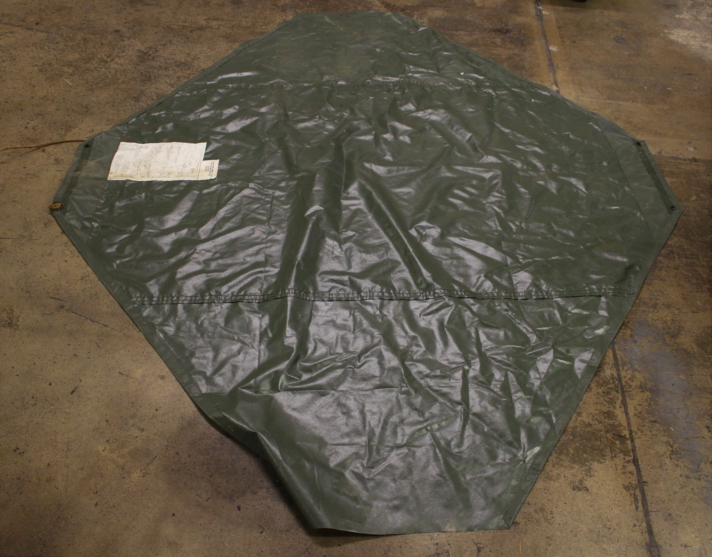 Military General Purpose Tent Replacement Section - Medium - 8340-00-482-3963 - Vinyl - Image 3