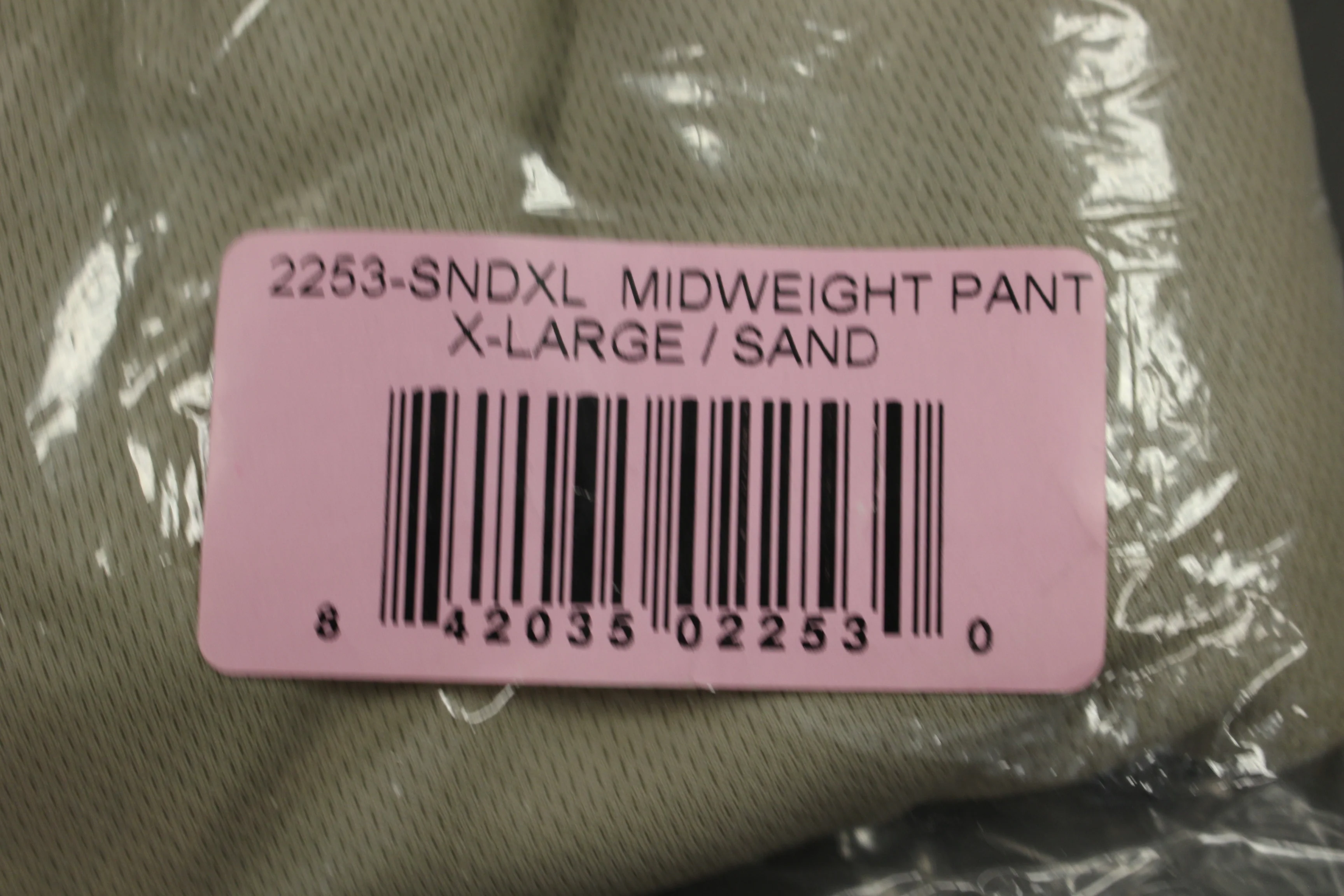 Military Issued Midweight Long John Pants, Sand, XLarge, New - Image 2