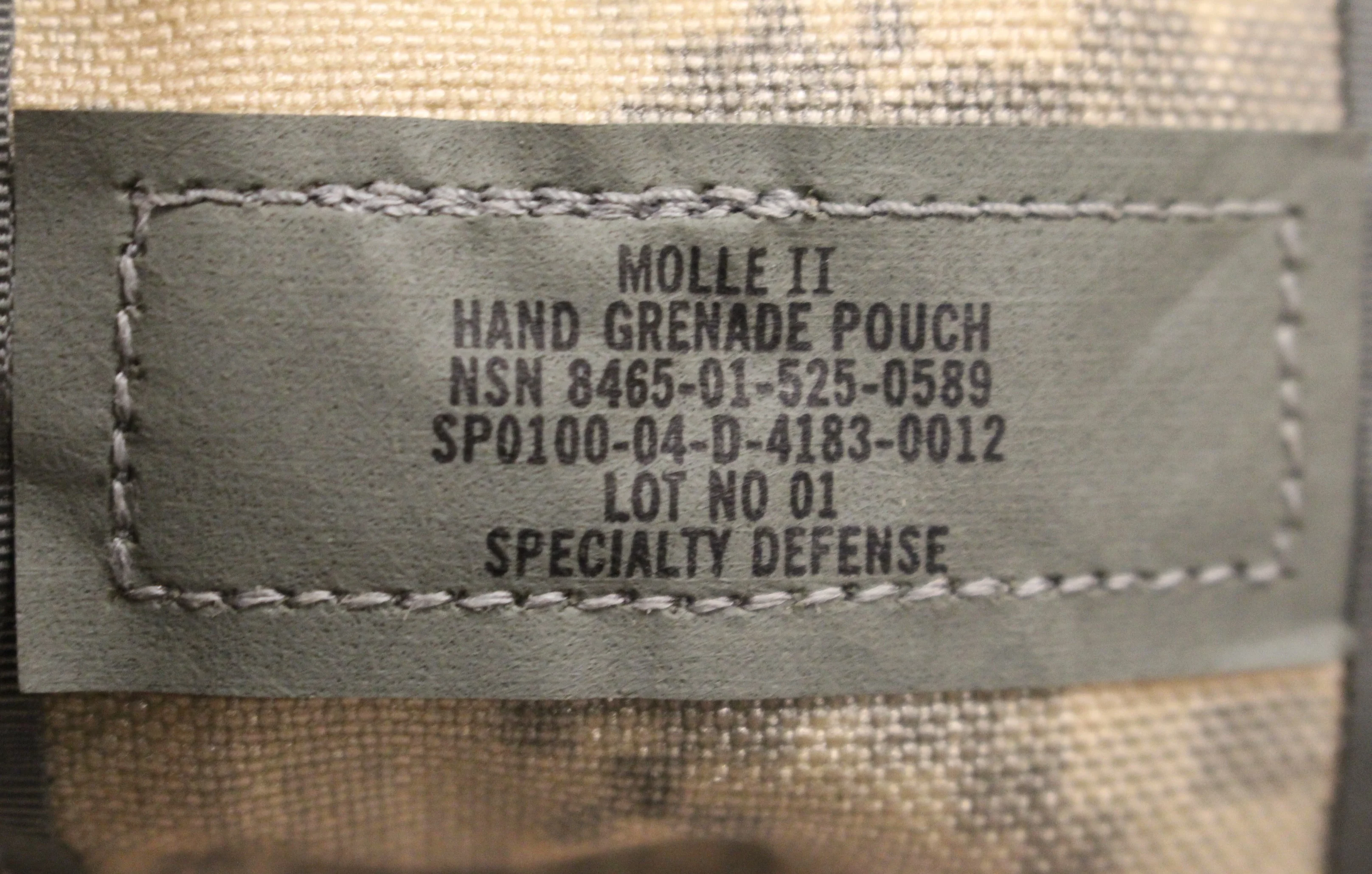 Military Issued Molle II Hand Grenade Pouch - ACU - 8465-01-525-0589 - New - Image 3