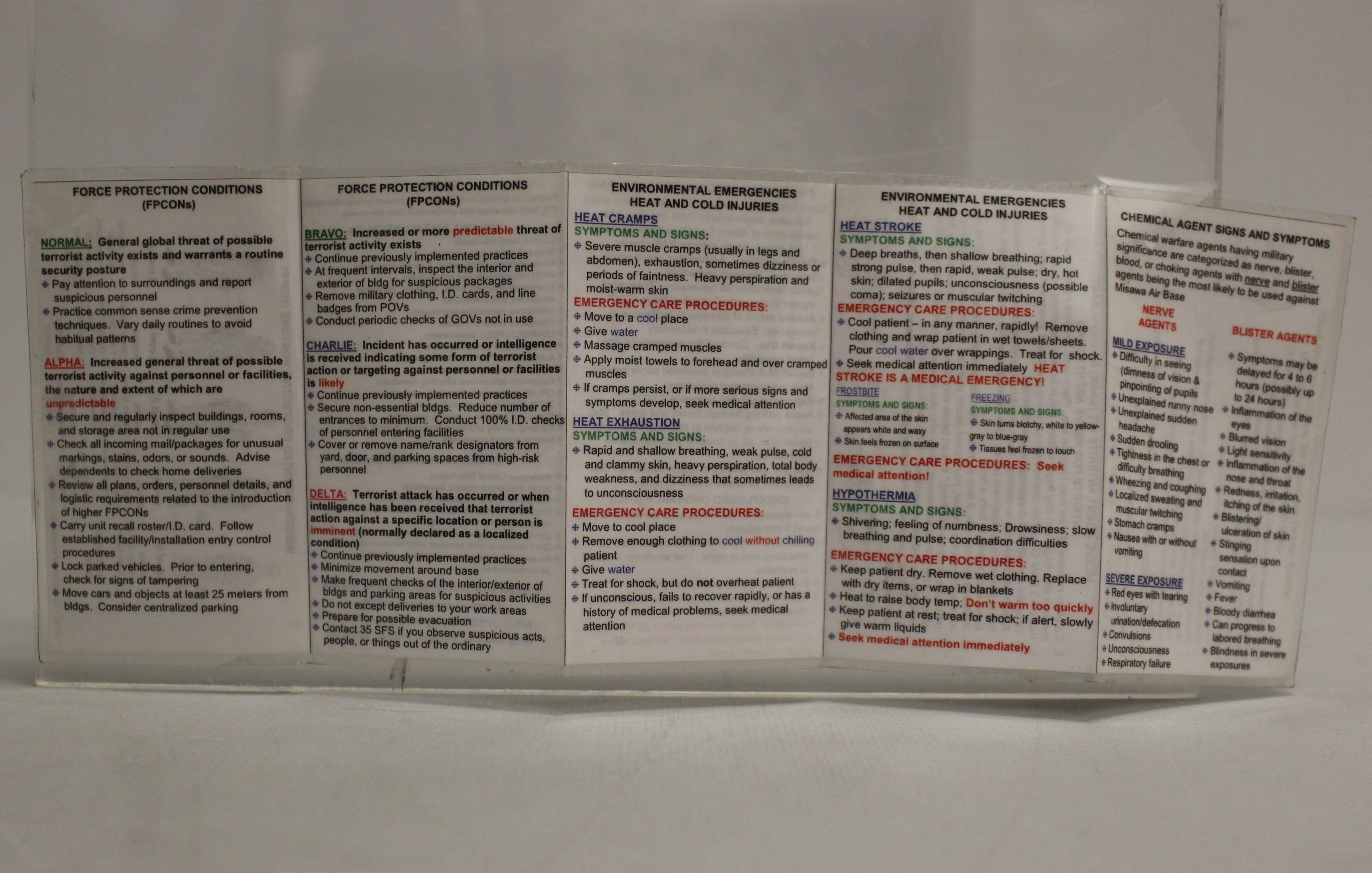 Military Safety & Emergency Procedures Guide - Environmental Hazards