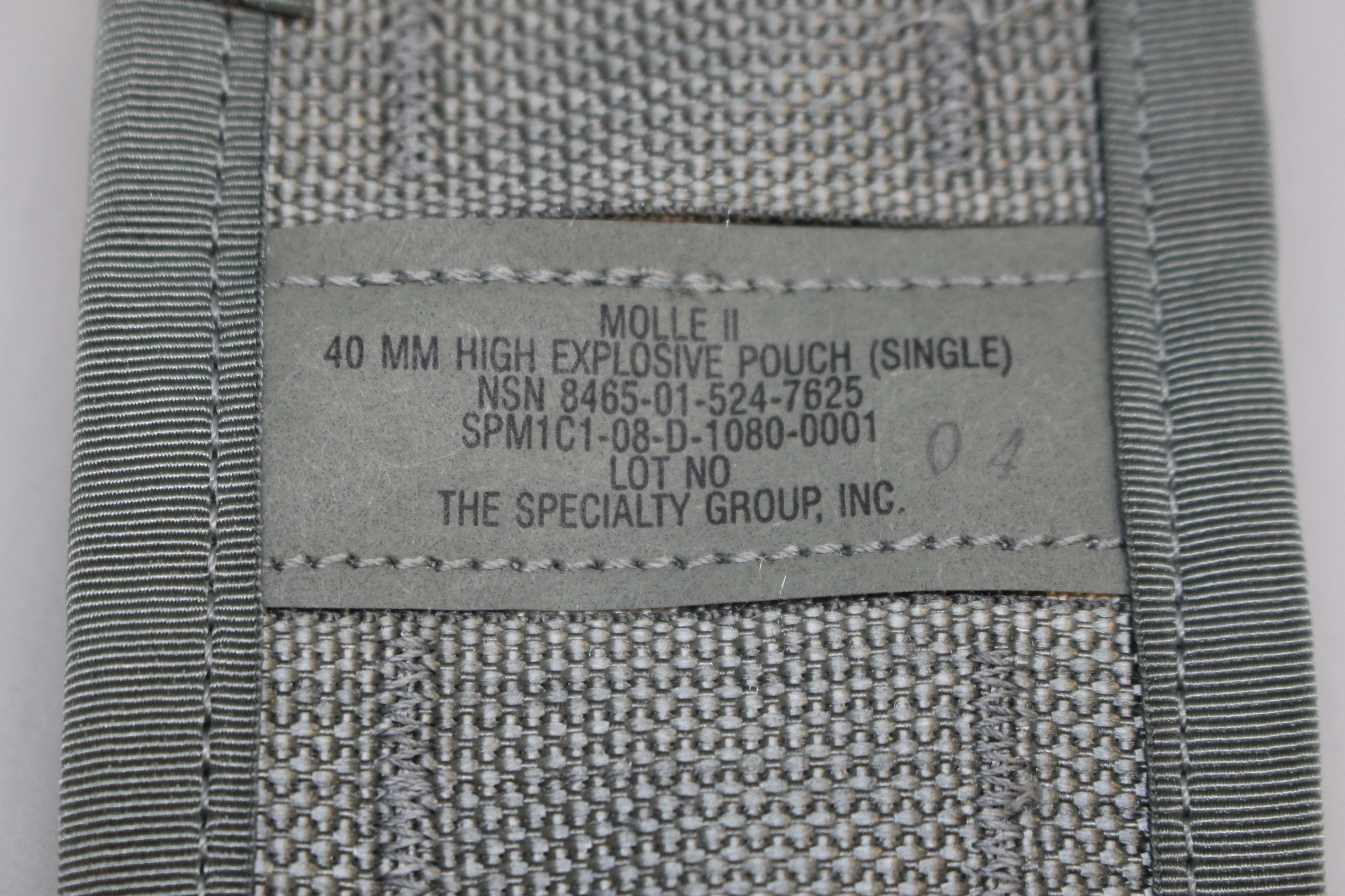 Molle II ACU 40mm High Explosive Pouch (Single) - 8465-01-524-7625 - Used - Image 3