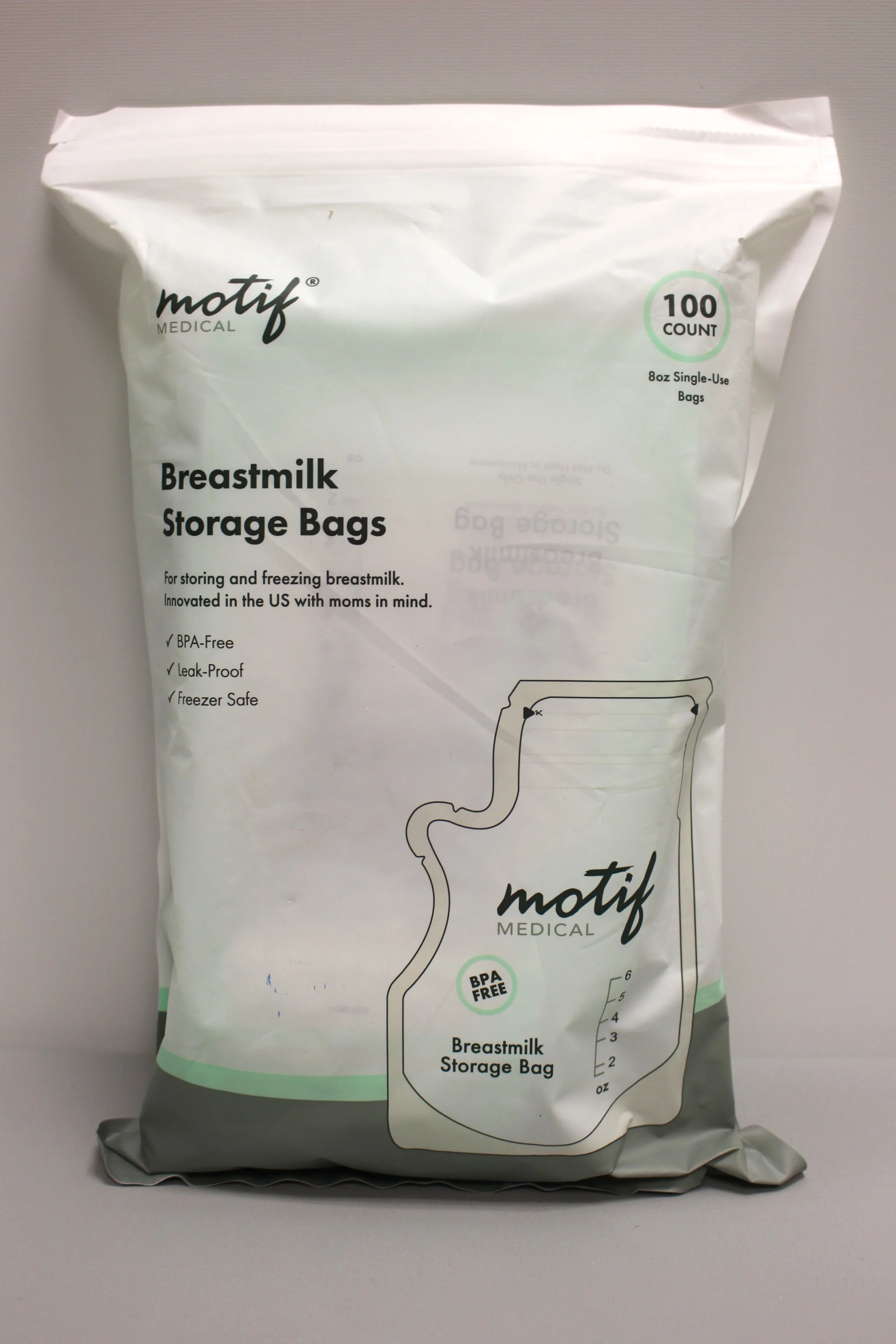 Motif Medical Breastmilk Storage Bags - 100 Count - New
