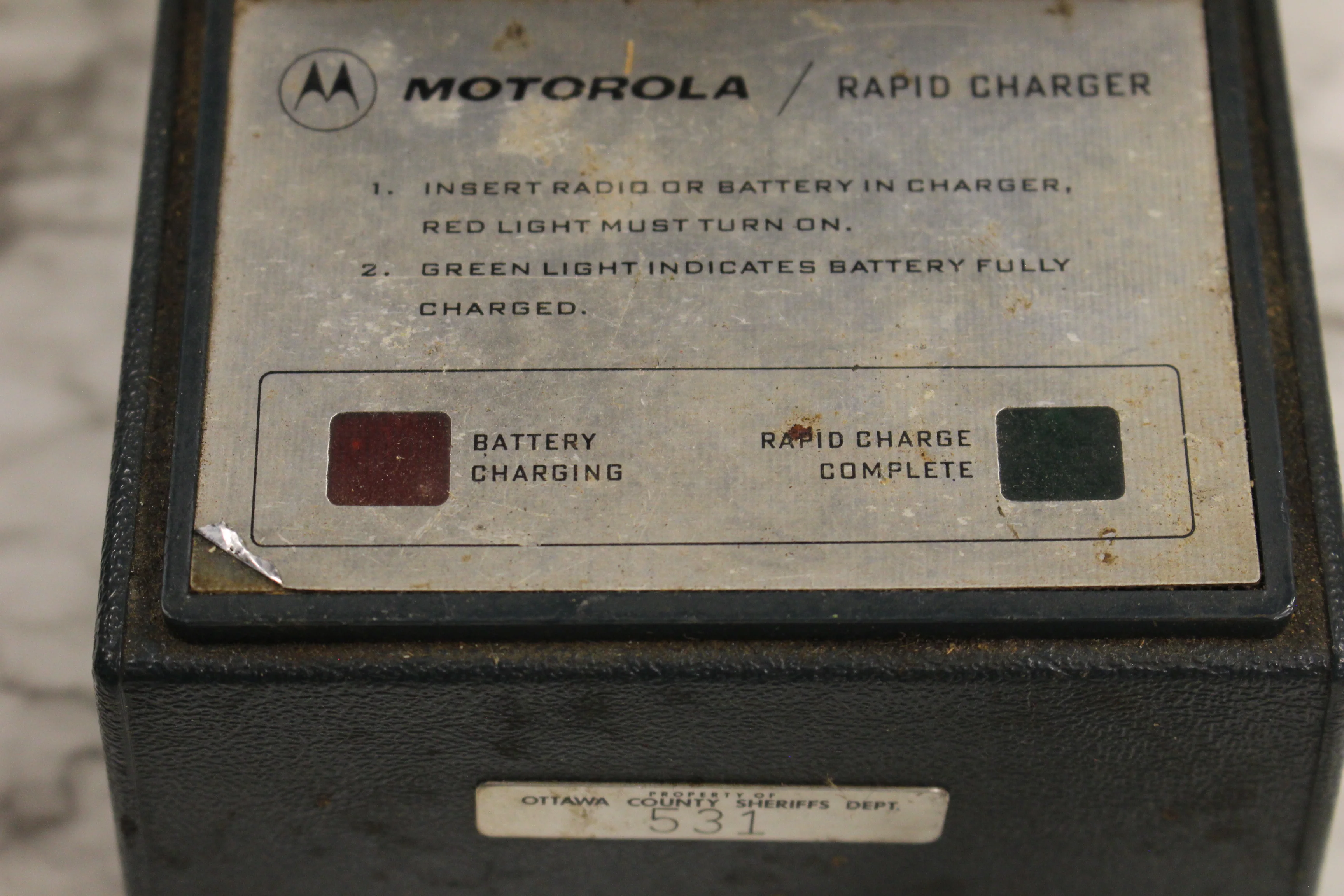 Motorola Rapid Charger For Radio Ottawa Police Charger -Black -Used - Image 5