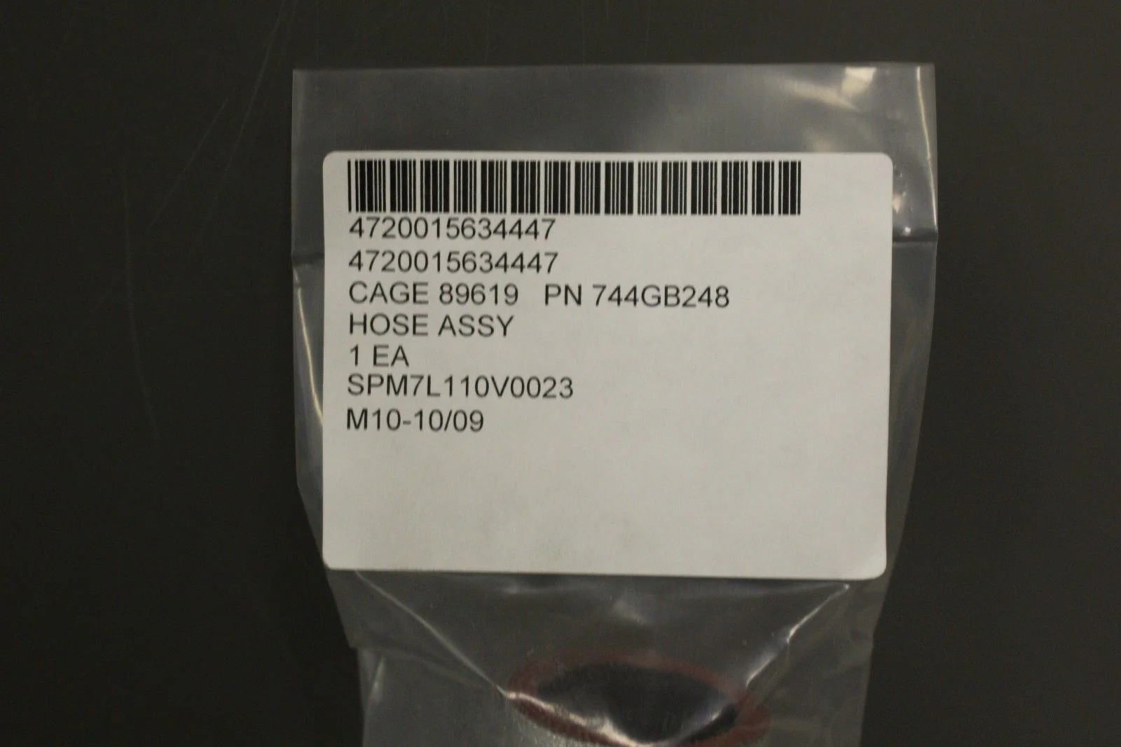 MRAP Hose Assembly, NSN 4720-01-563-4447, P/N 744GB248, New! - Image 2