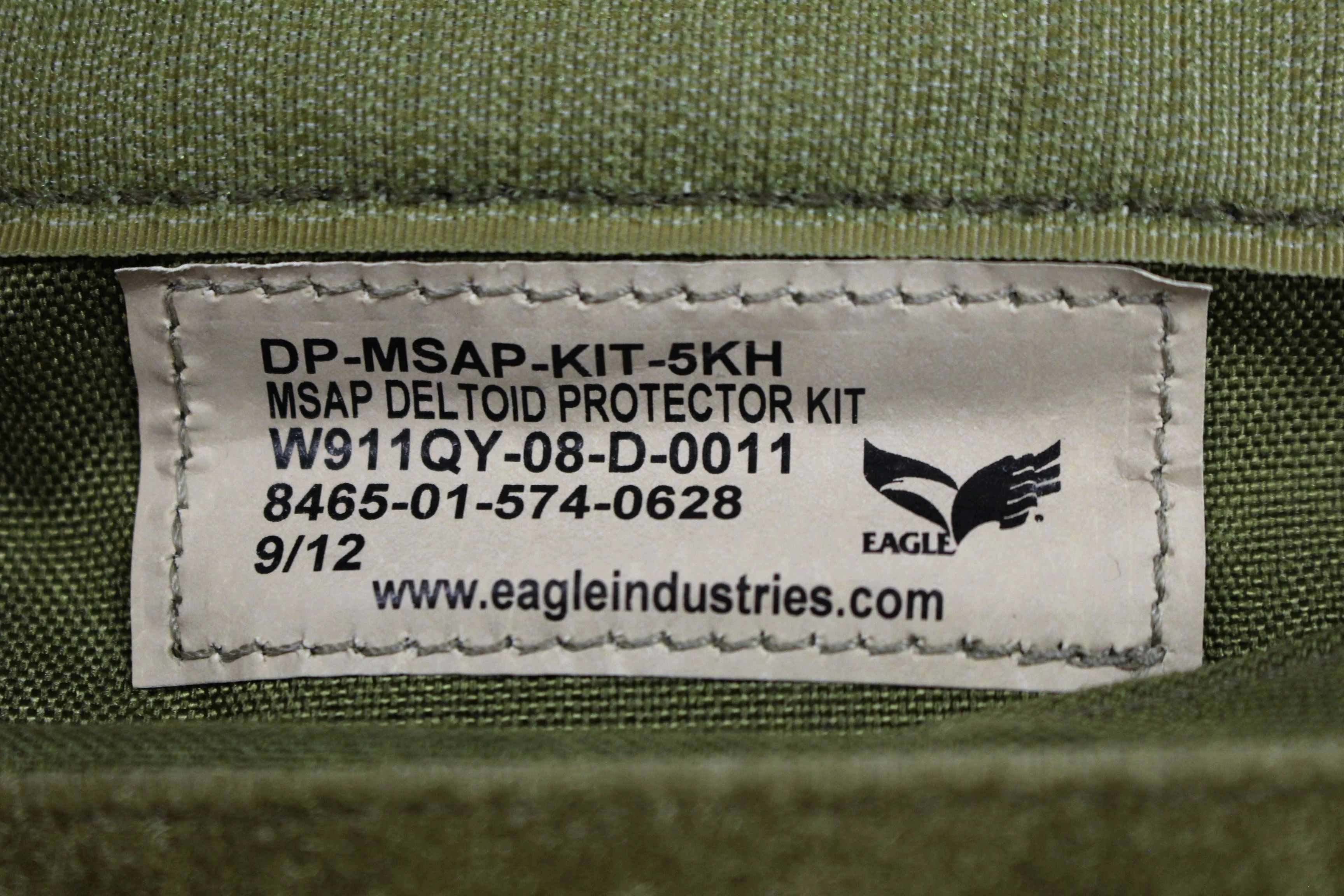 MSAP Deltoid Protector Assembly, 8465-01-574-0628, Set of 2, Khaki, NEW! - Image 2