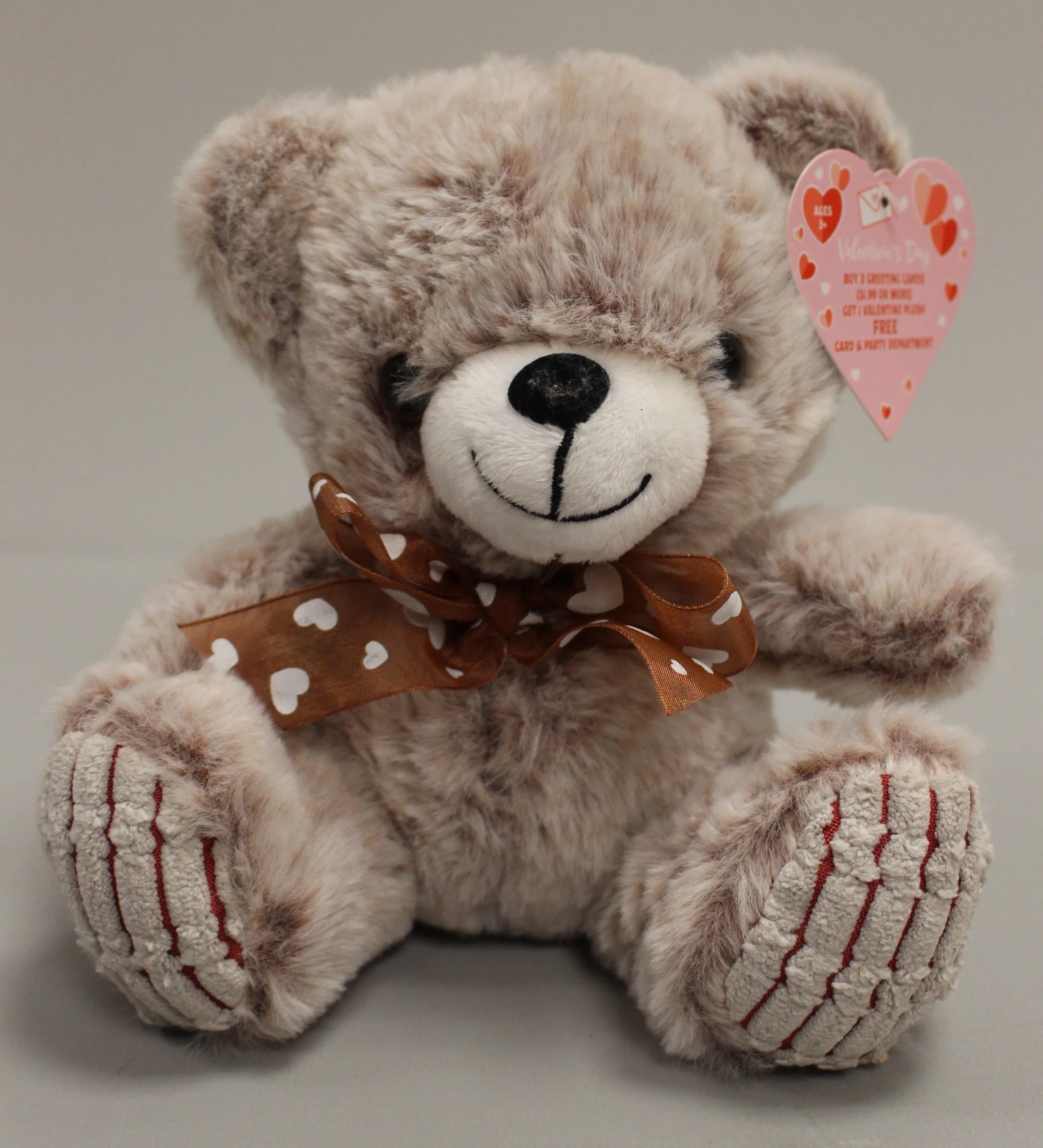 MTY International Valentine's Day Teddy Bear Stuffed Plush - New