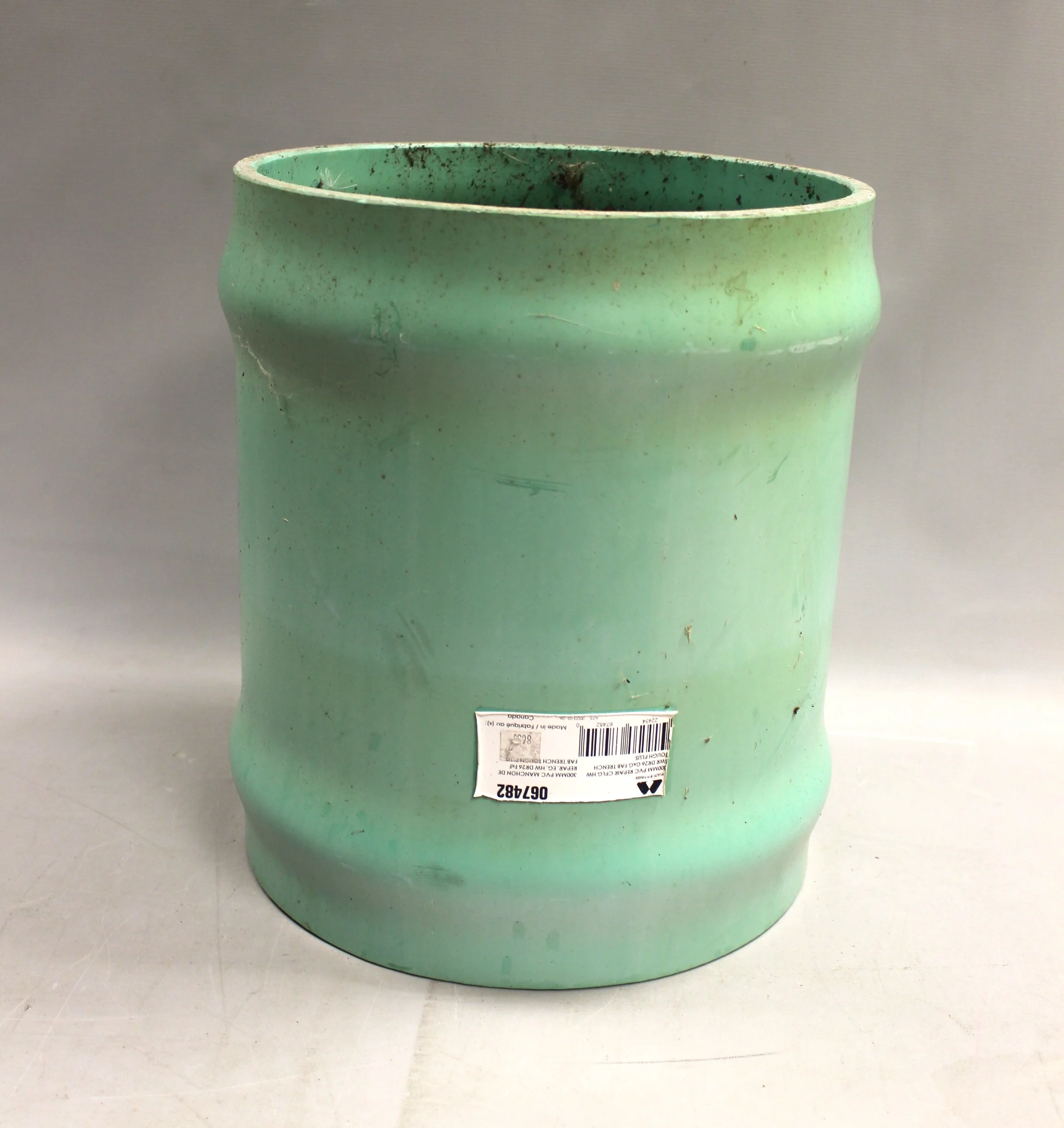 Multi Fitting 067482 12" PVC Repair Coupling -15-3/4" Long -Trench GxG SWR DR26