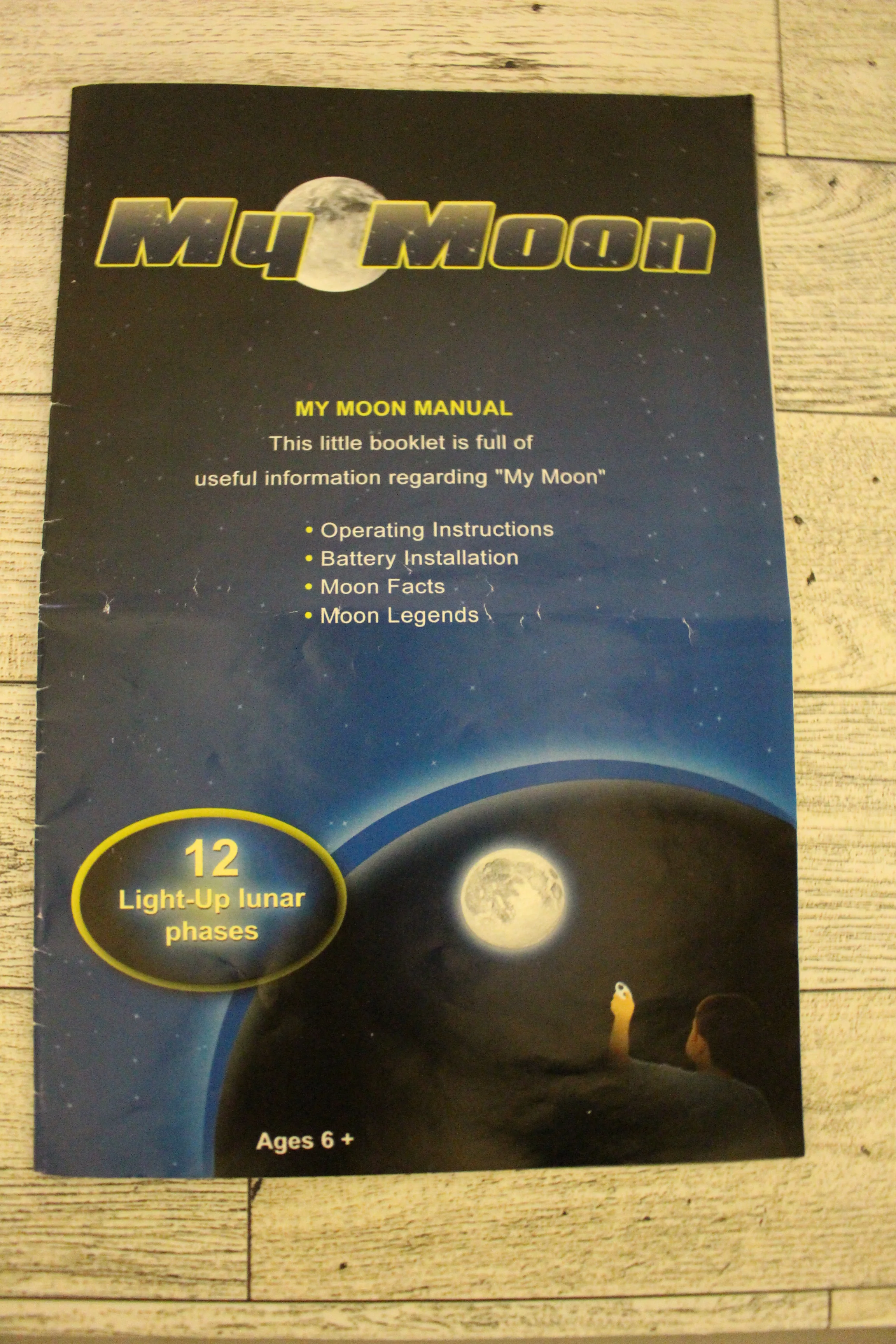 My Moon 12 Lunar Phase Light Up Moon Display -New - Image 9