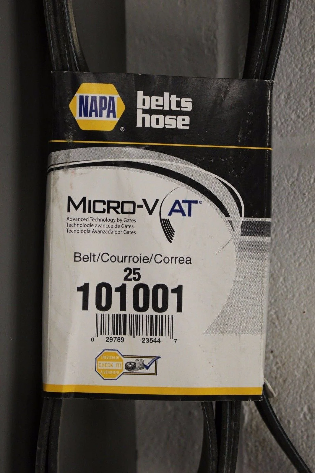 NAPA 101001 Belt, 1 3/8" x 100 3/4", NEW! - Image 2