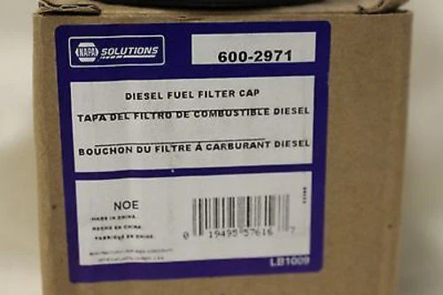 NAPA Diesel Fuel Filter Cap, P/N 600-2971, New! - Image 2