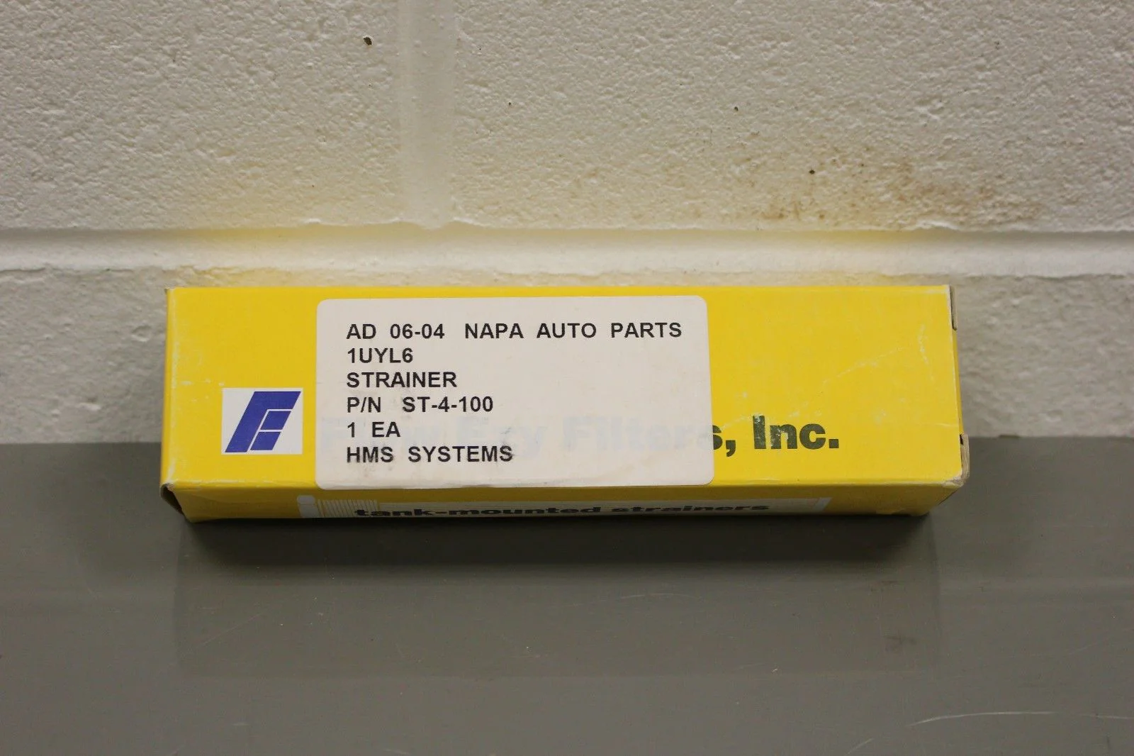 NAPA Flo Ezy Tank-Mounted Strainers, P/N ST-4-100, NEW!