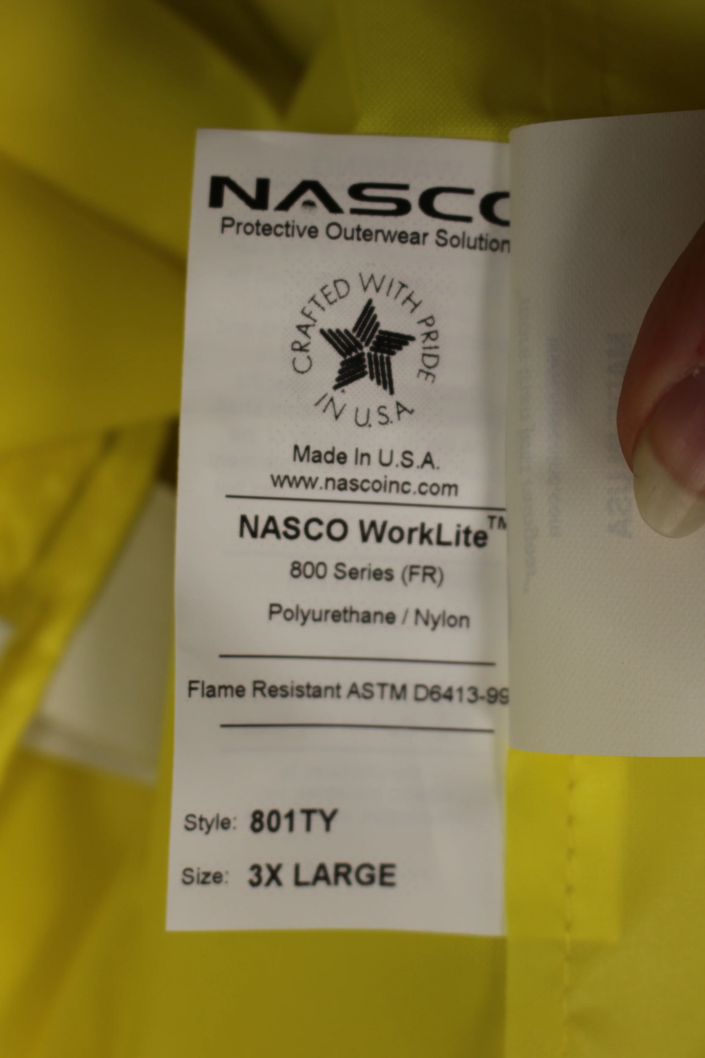 NASCO Worklite Flame Resistant Pant Size 3XLARGE -New - Image 3