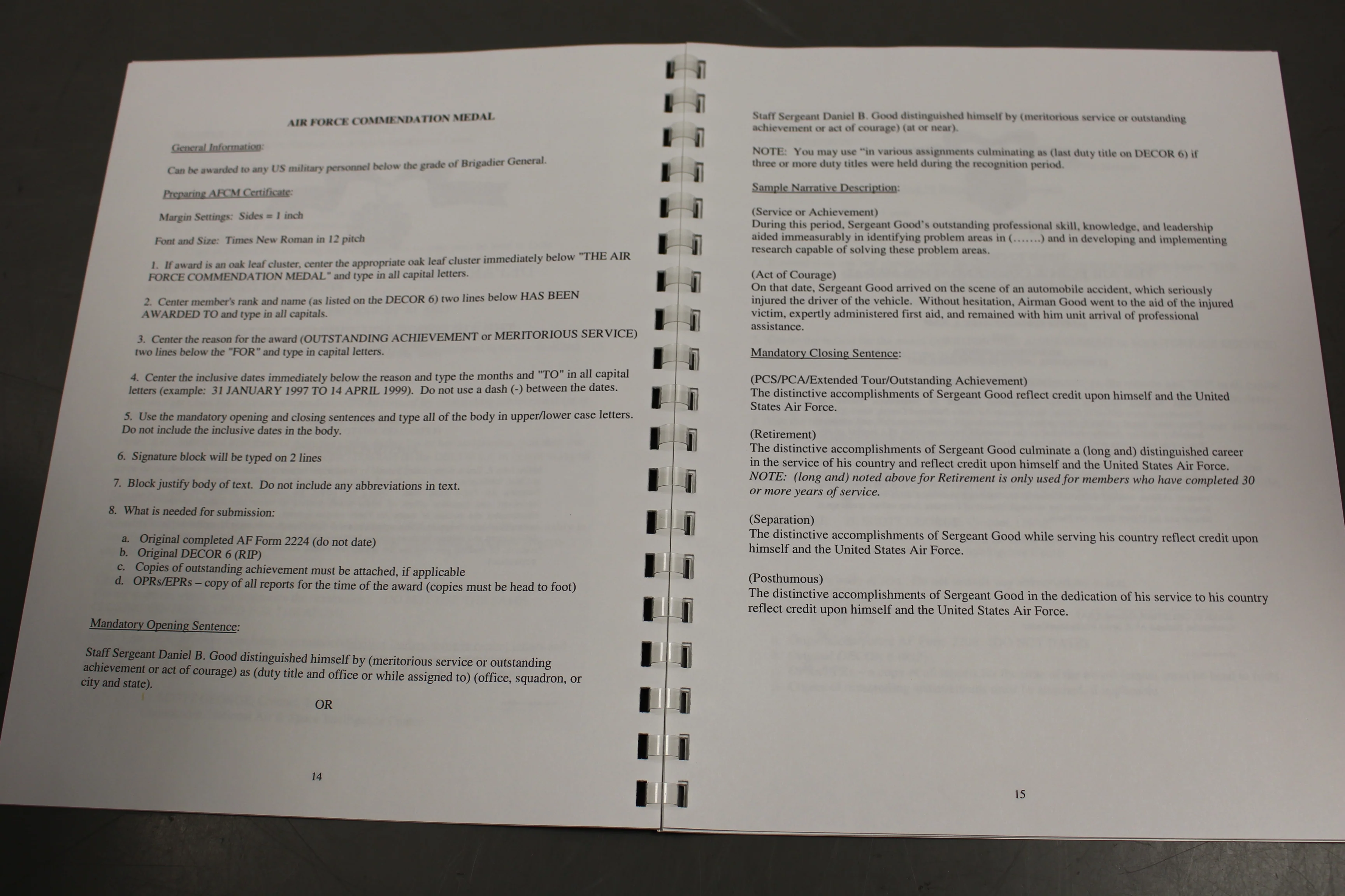NASIC Decorations Guide, Oct 2008 - Image 2