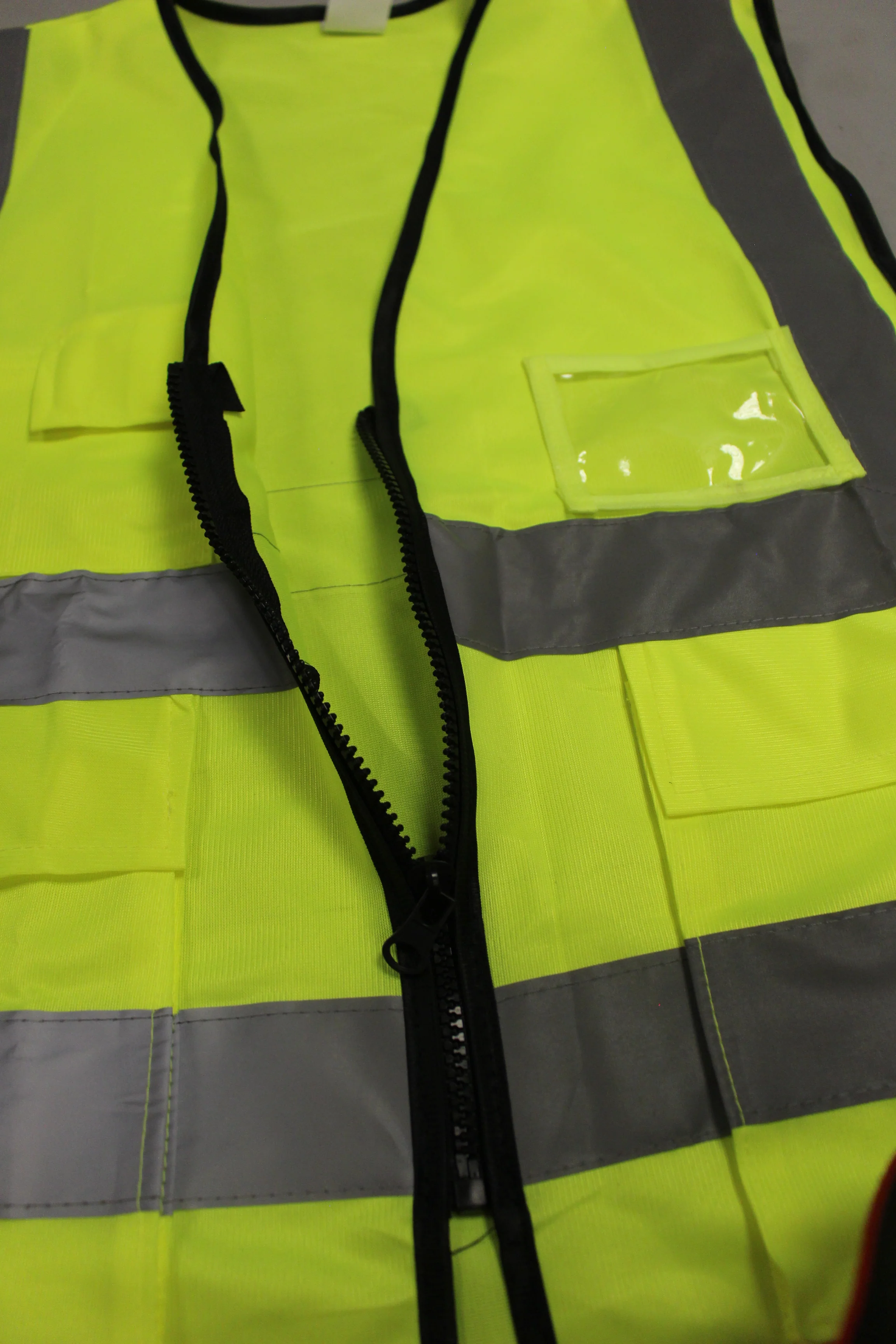 Neon Lime Green Safety Vest - Size: XL - New - Image 2