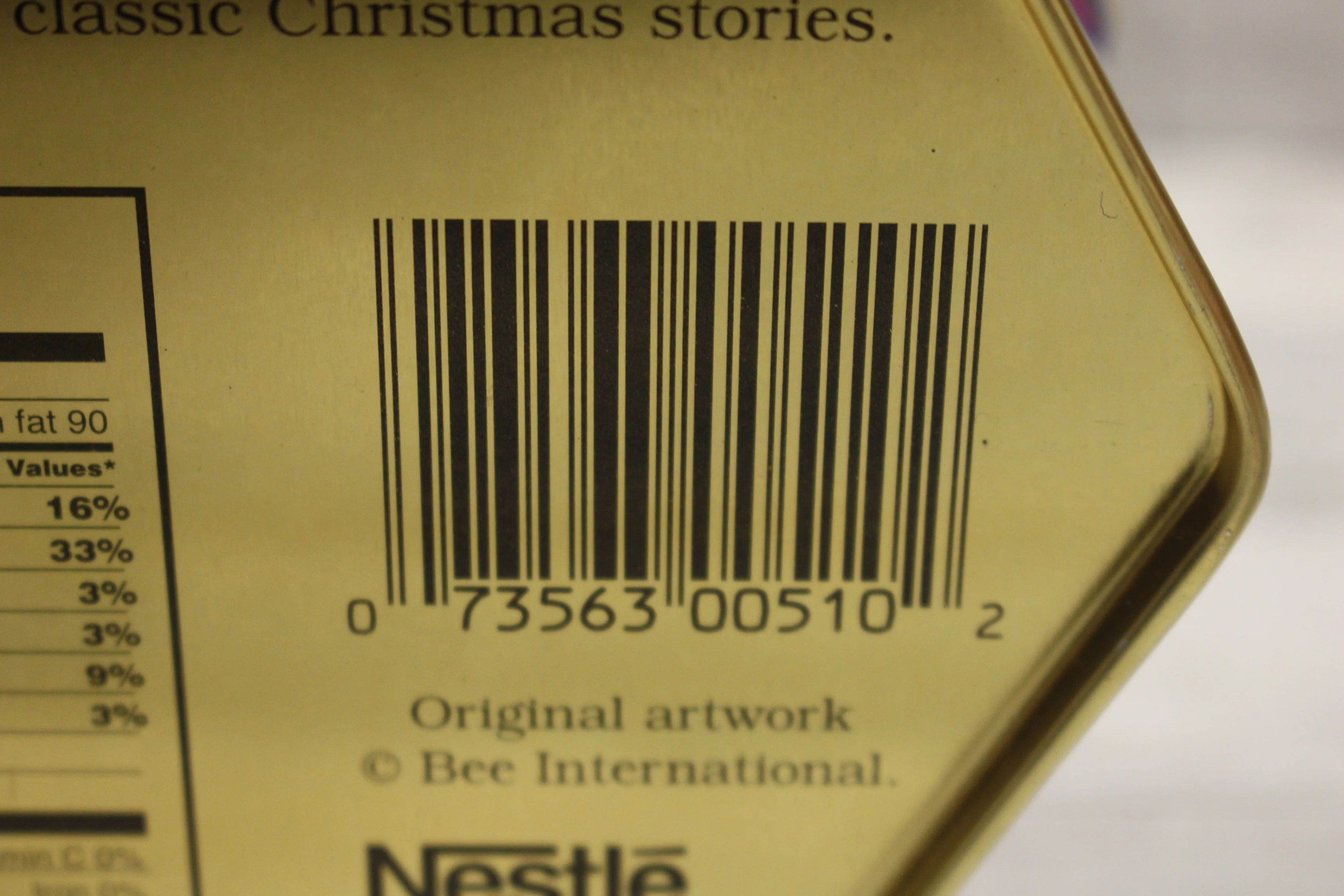 Nestle Crunch Holiday Christmas Santa Collectable Tin - Used - Image 4